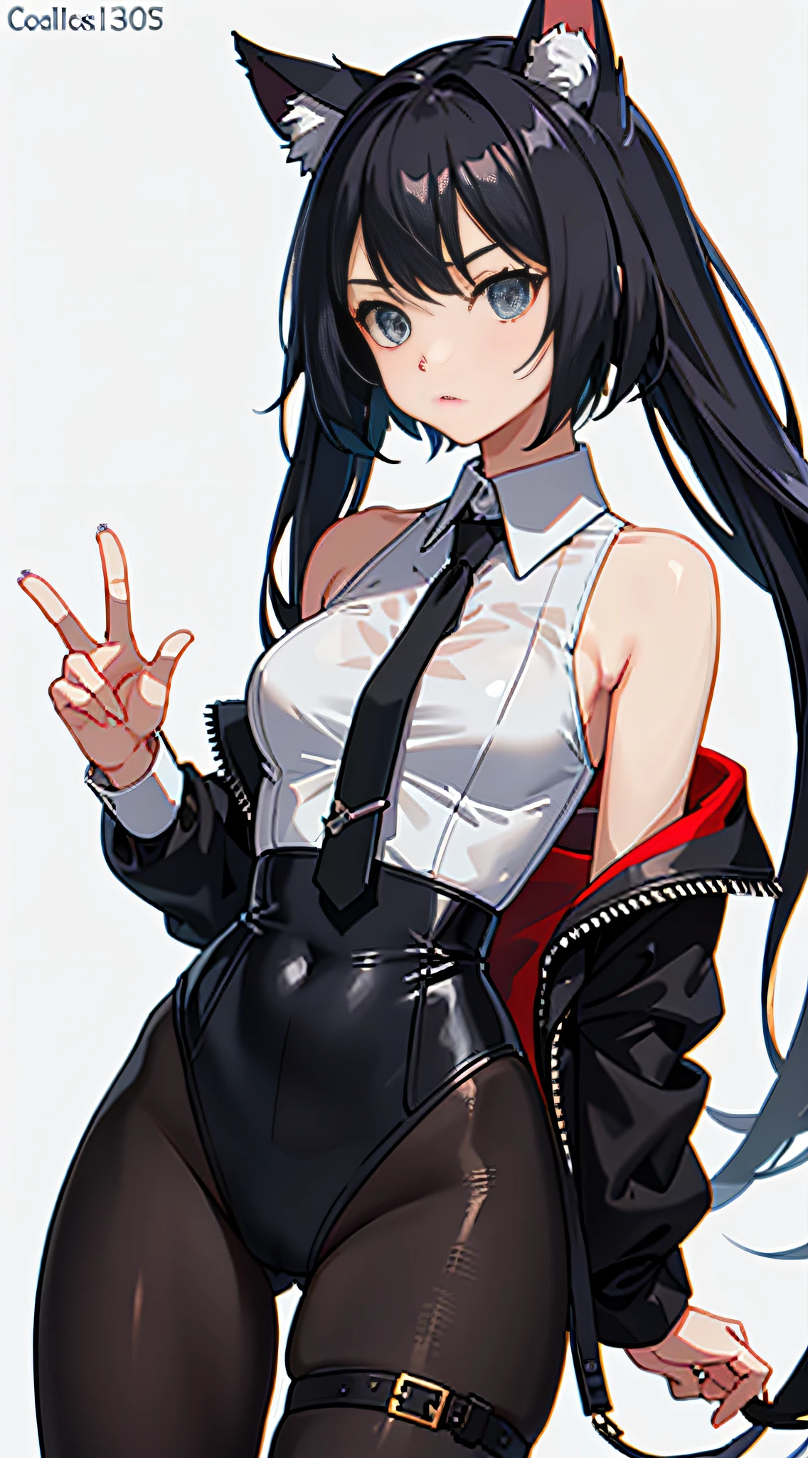 ((Little sister)), realisticlying, best qualtiy, (((((revealing breasts: 1.5)))), ((Open-collared shirt)), (Short coat)))), (Canine ears)))), full bodyesbian, (hot pant), (20 yrs), ((Colored tights: 1.5)), (Large breasts: 1.9)))), (Raised : 1.8))))), (((((opening legs: 1.8)