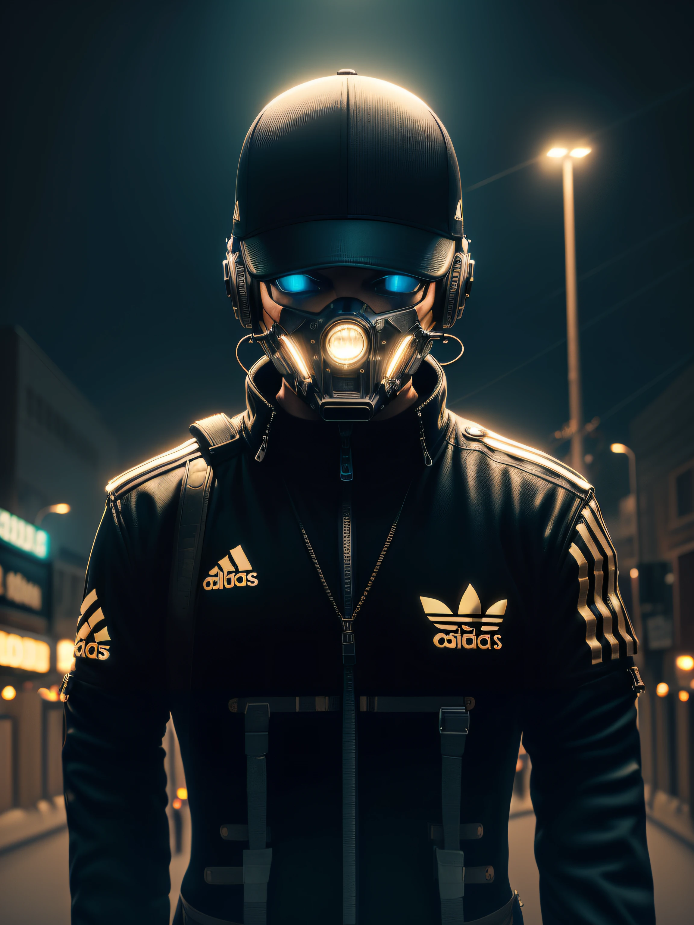 "soldado con campera de cuero"