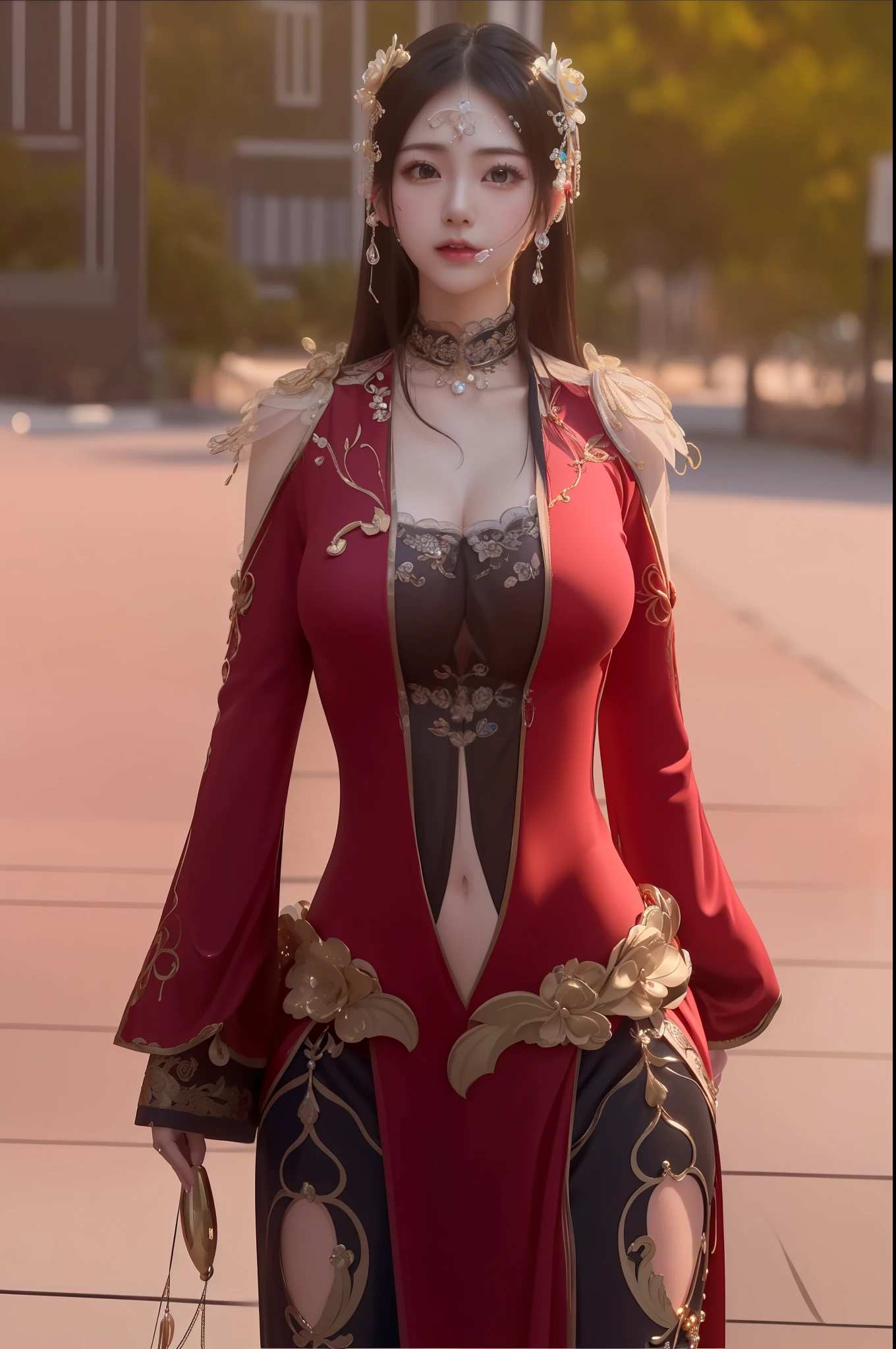 masterpiece, best quality, extremely detailed 8k, ultra hd, ultra-detailed, highly detailed, highly realistic, ultra-realistic, hyperrealistic, (1 girl:1.5), (solo:1.5), (beautiful cute Taiwanese Idol woman:1.6), (beautiful cute JAV Idol woman:1.5), anatomically correct, (detailed realistic skin), (realistic big breasts), slender abs, (closed mouth:1.45), nsfw,