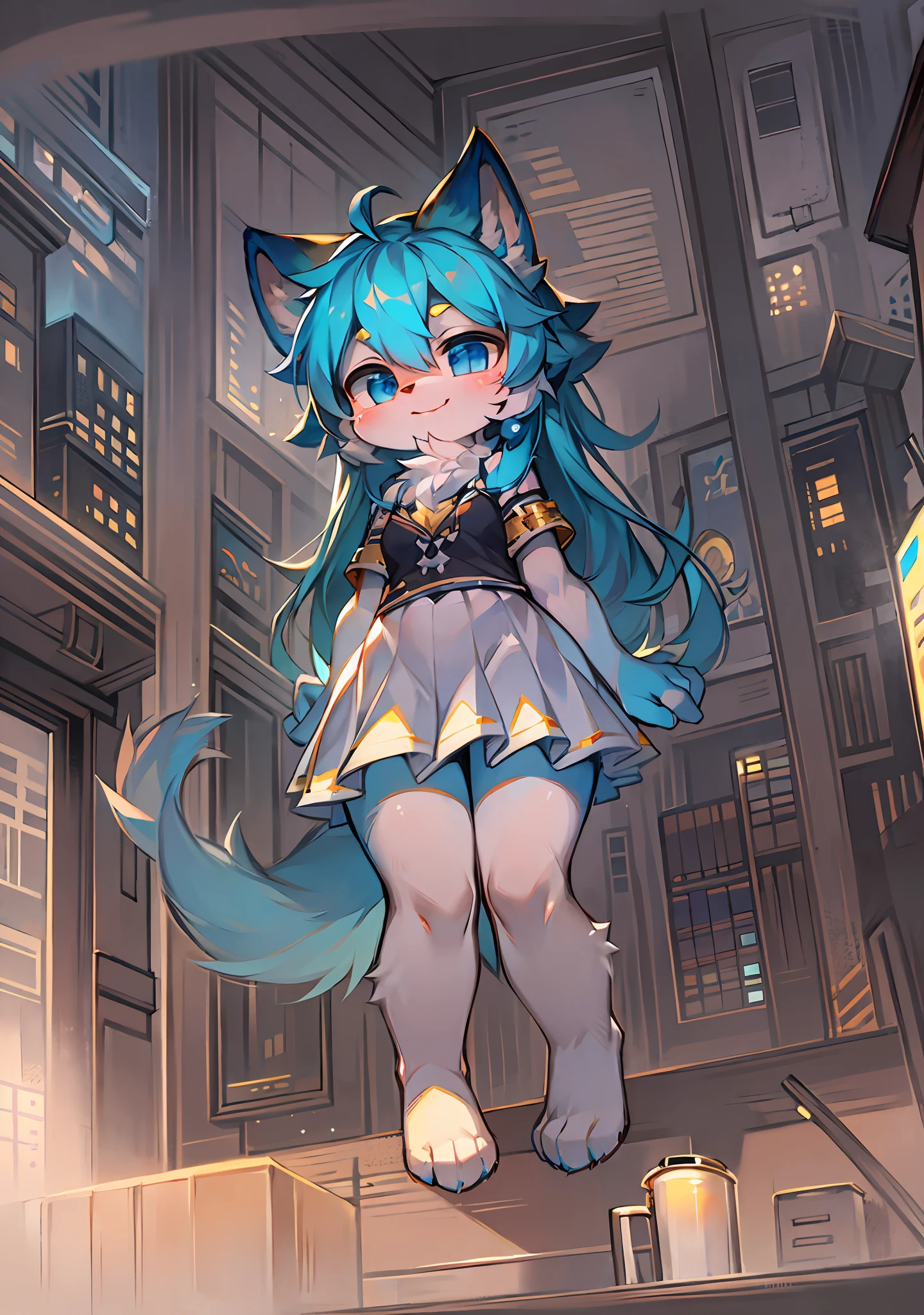 furry, cute face,  ambient light, ultra detailed fur, volumetric light