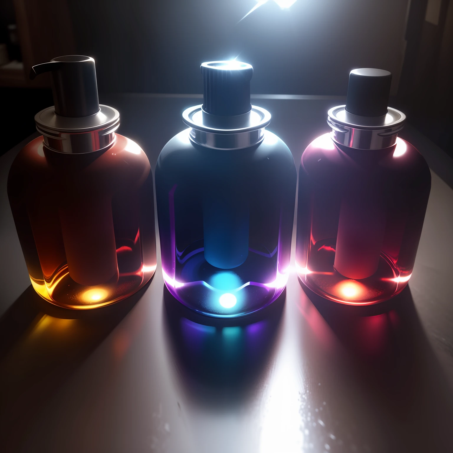 Props High Quality Potion One Bottle Highlight Reflective Shadow Game Item 8K Red