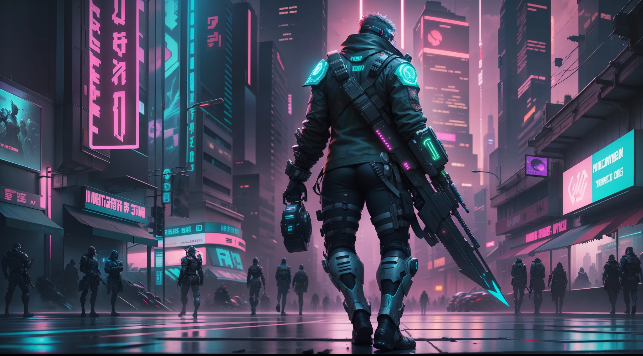 Cyberpunk warrior
Futuristic armor
Techno-sword
Neon-lit cityscape
Dystopian future
Hi-tech weaponry
Cybernetic enhancements
Futuristic fashion
Blade runner
Augmented reality
Digital combat
Cyber-enhanced warrior
Technological dystopia
Sci-fi fantasy
Holographic interfaces
Neon cybercity
Cybernetic implants
Blade of the future
Tech-savvy fighter
Cyberpunk aesthetics
Futuristic battle gear
Virtual reality combat
High-tech exoskeleton
Urban mercenary
Cyberpunk art