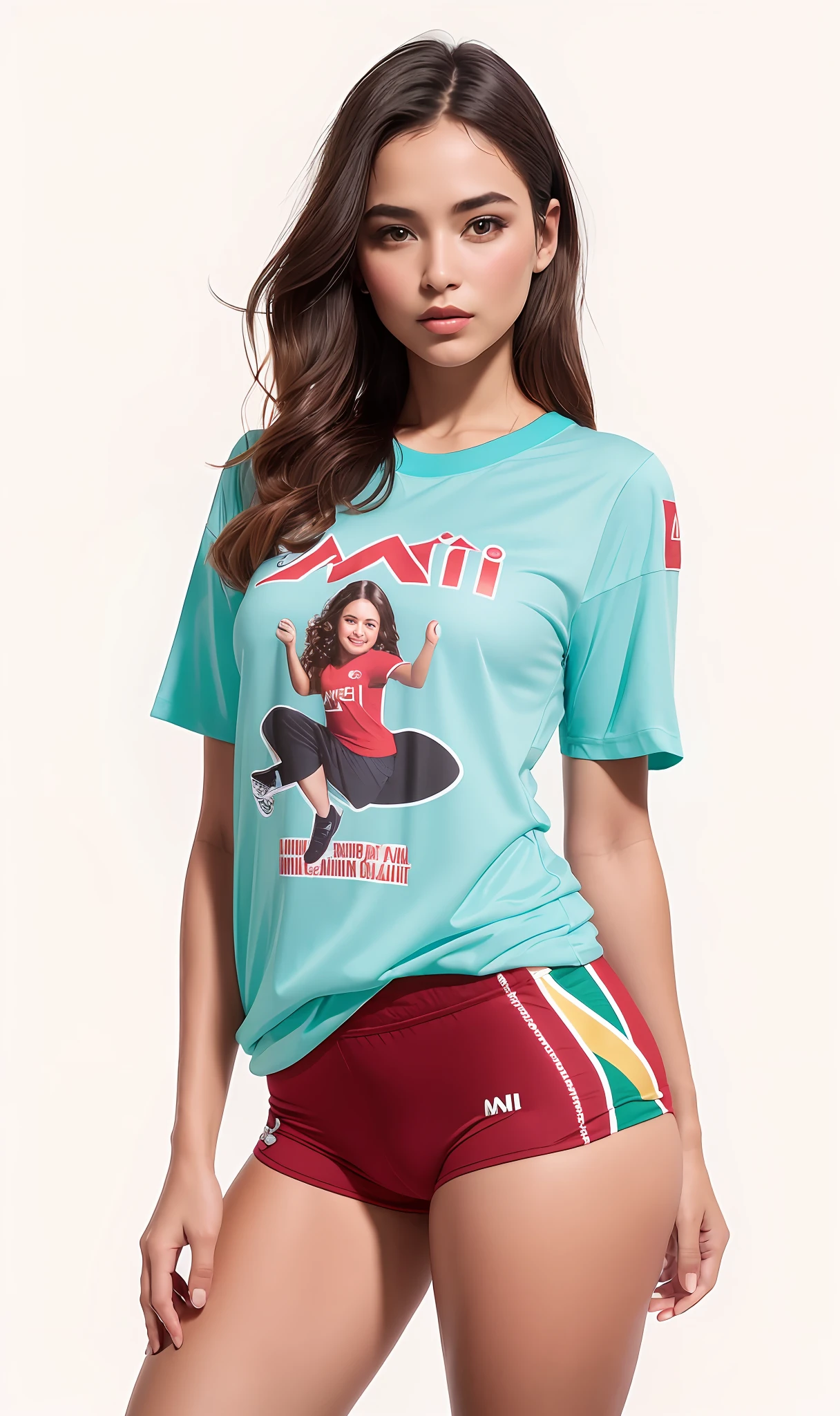 (((Mini saia e Camiseta branca)))