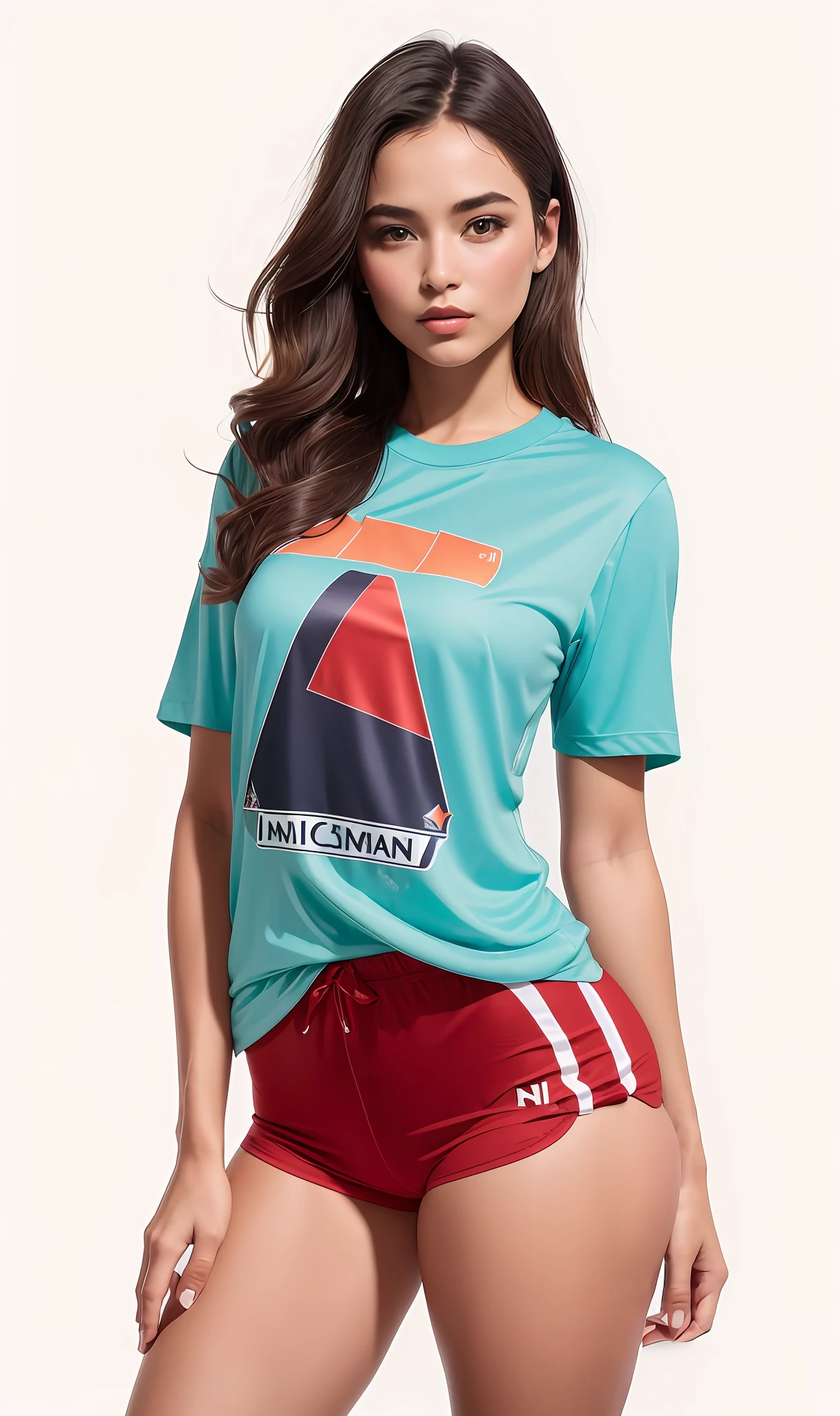(((Mini saia e Camiseta branca)))