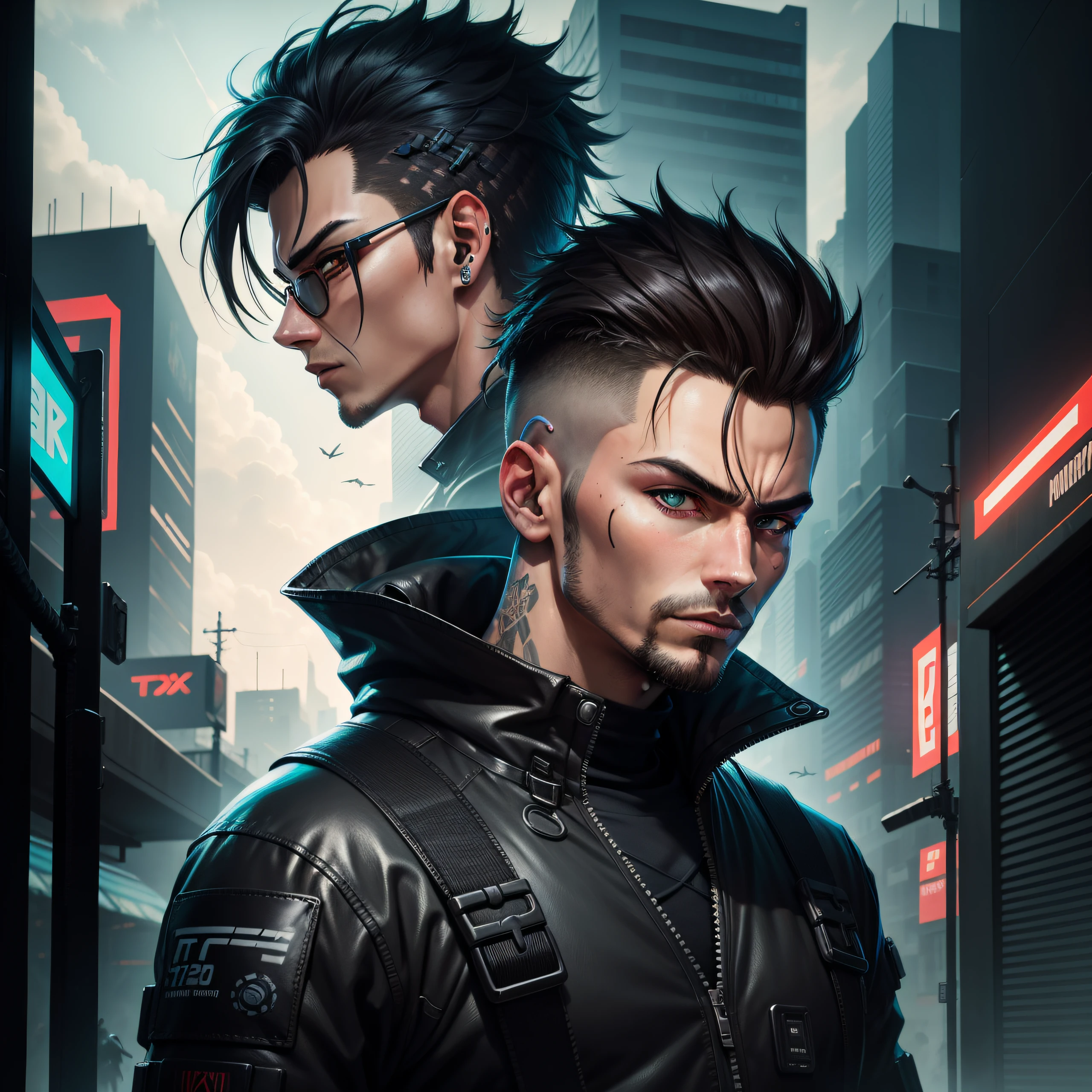 ttps://i.imgur.com/qroRk2S.jpg cyberpunk ninja male imagem profile style