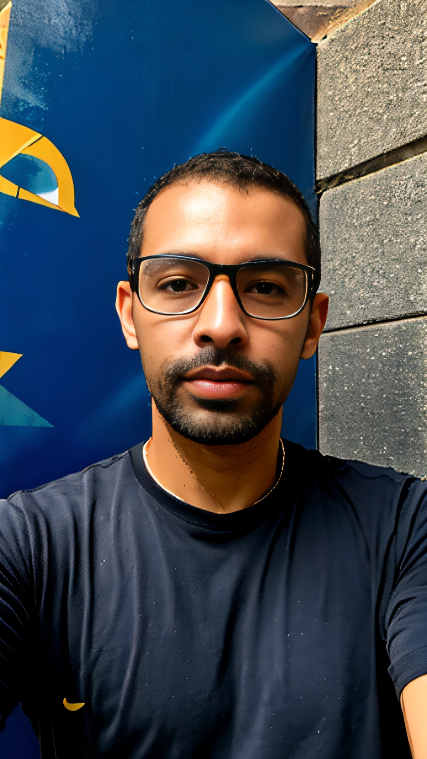 Man with beard and blue shirt is taking a selfie, david rios ferreira, com uma barba pequena, icaro carvalho, cerca de 2 2 anos, (22 anos), caio santos, inspired by Antônio Parreiras, Alejandro, com barba e camisa azul, Michal, 2 2 anos, Ambiente claro, Estilo anime realista, Ultra HD pele clara, cabelo curto, nariz pequeno, Feliz