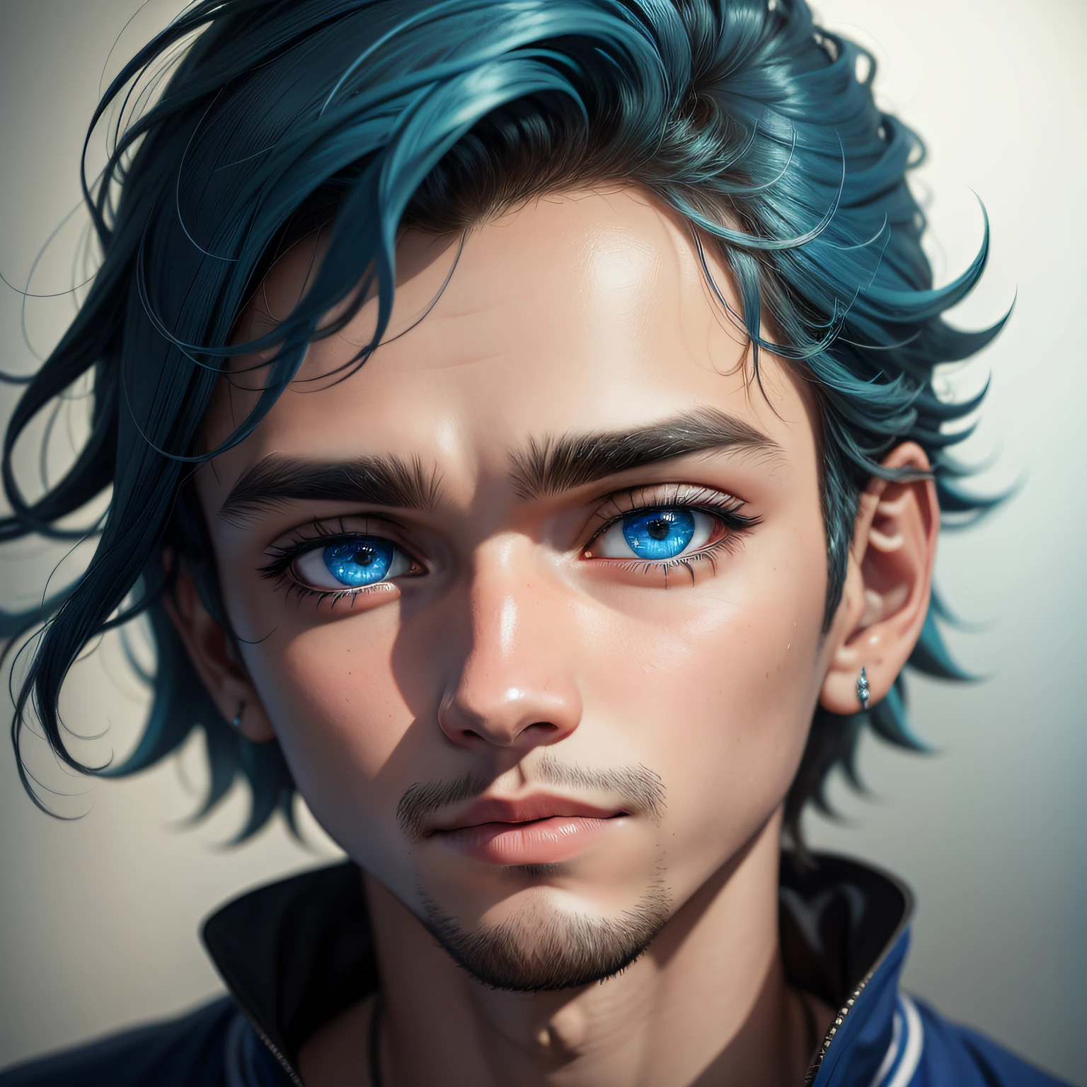  bonito, olho azul, 18 anos, ultra realista
