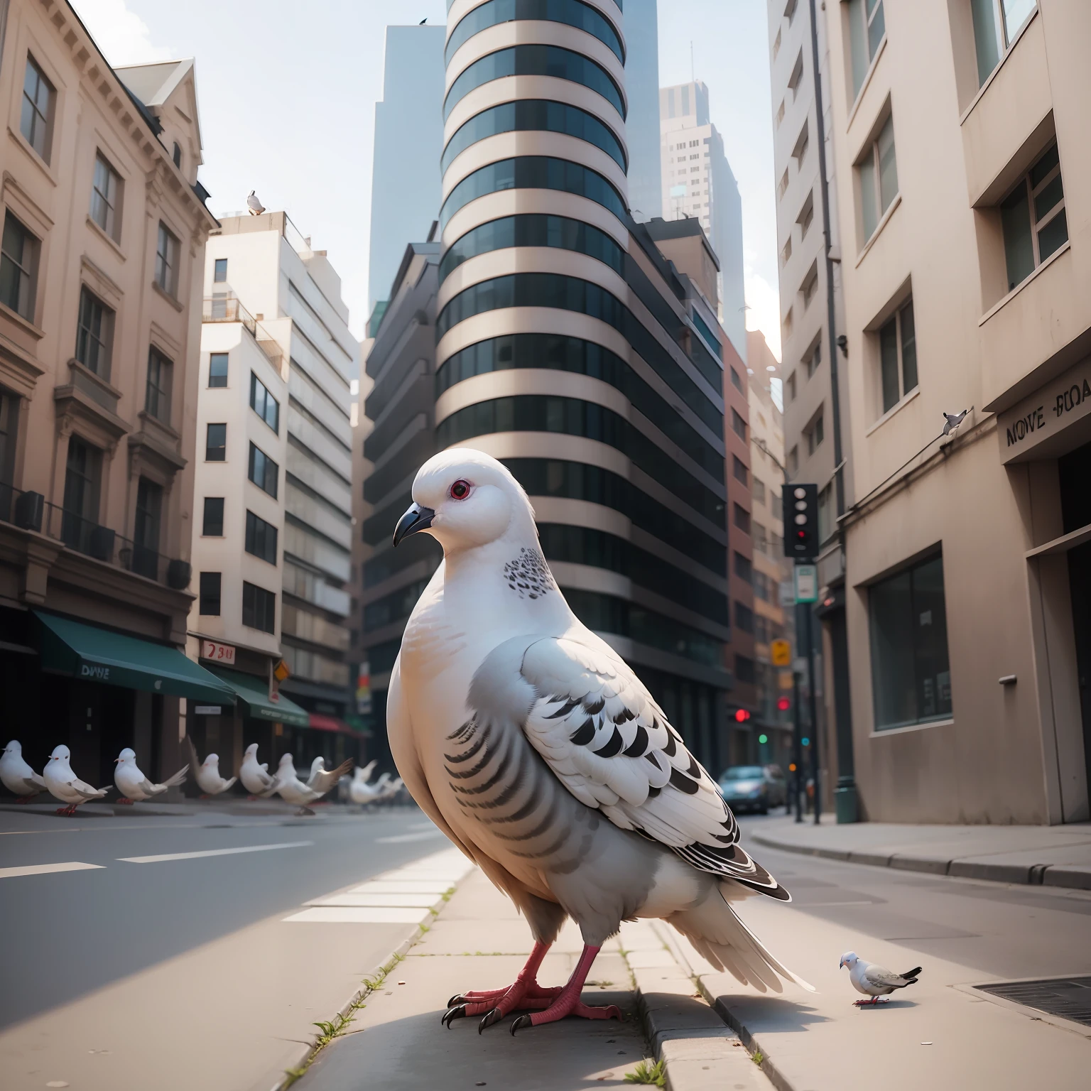 Dove, pigeon, grey, bird, animal, urban