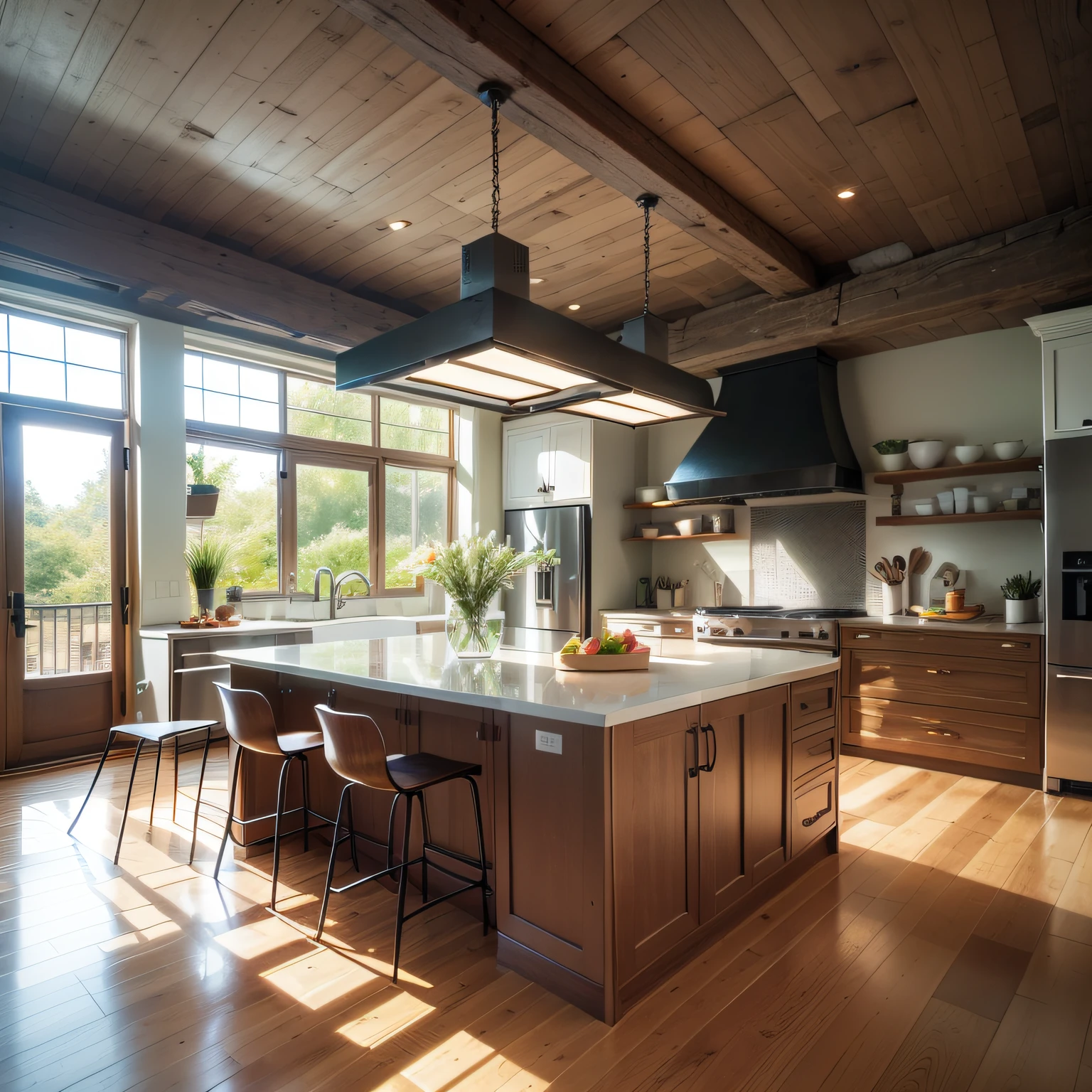 mushrooms and weeds are everywhere in the modern kitchen