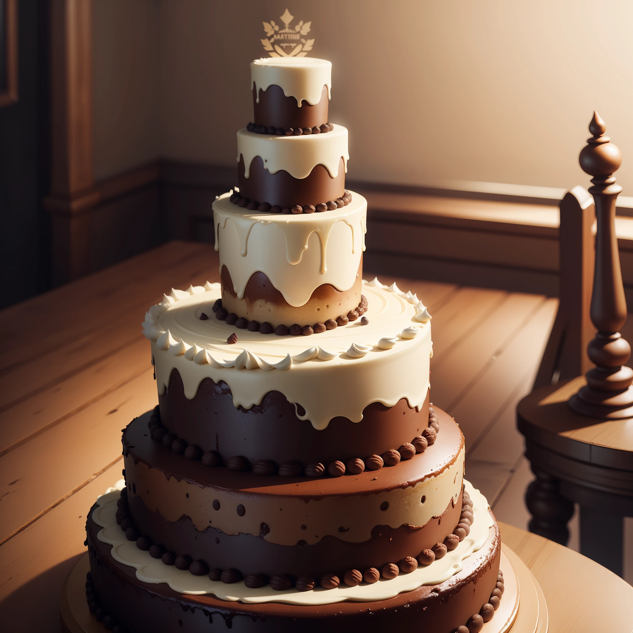 masterpiece, trending on artstation, 3cakes, 3tier cake