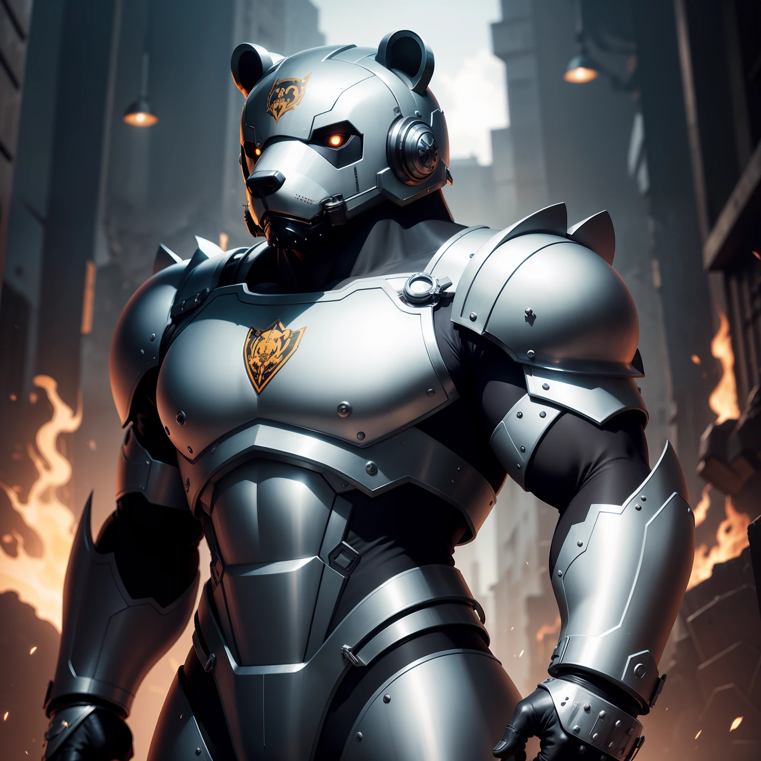 Urso de metal