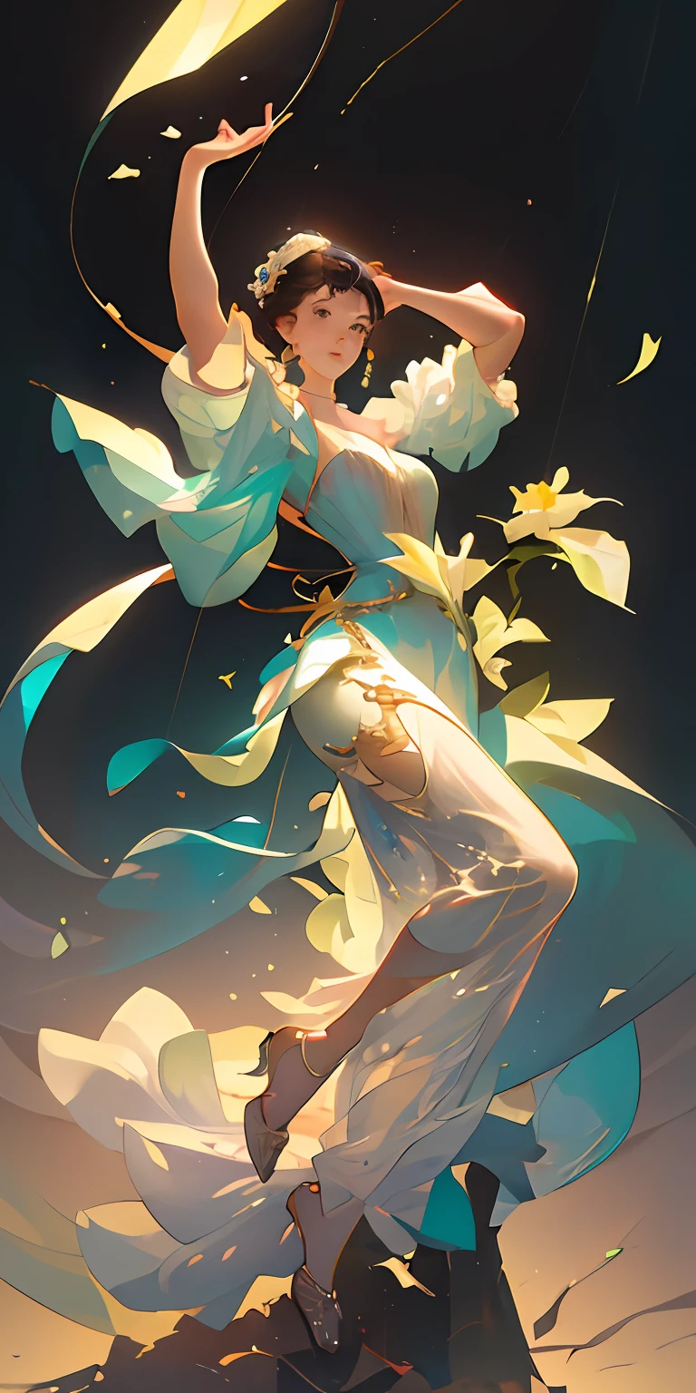 (top-quality、masterpiece), 1girl, the pose,The upper part of the body,