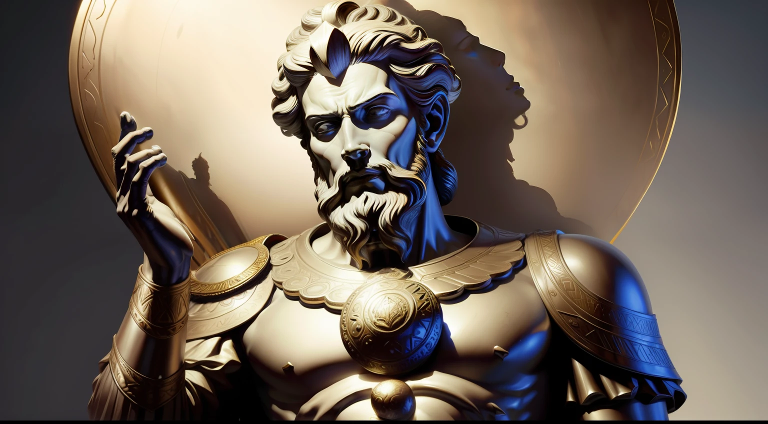 Realistic statue of Emperor Marcus Aurelius, imagem realista, 8k