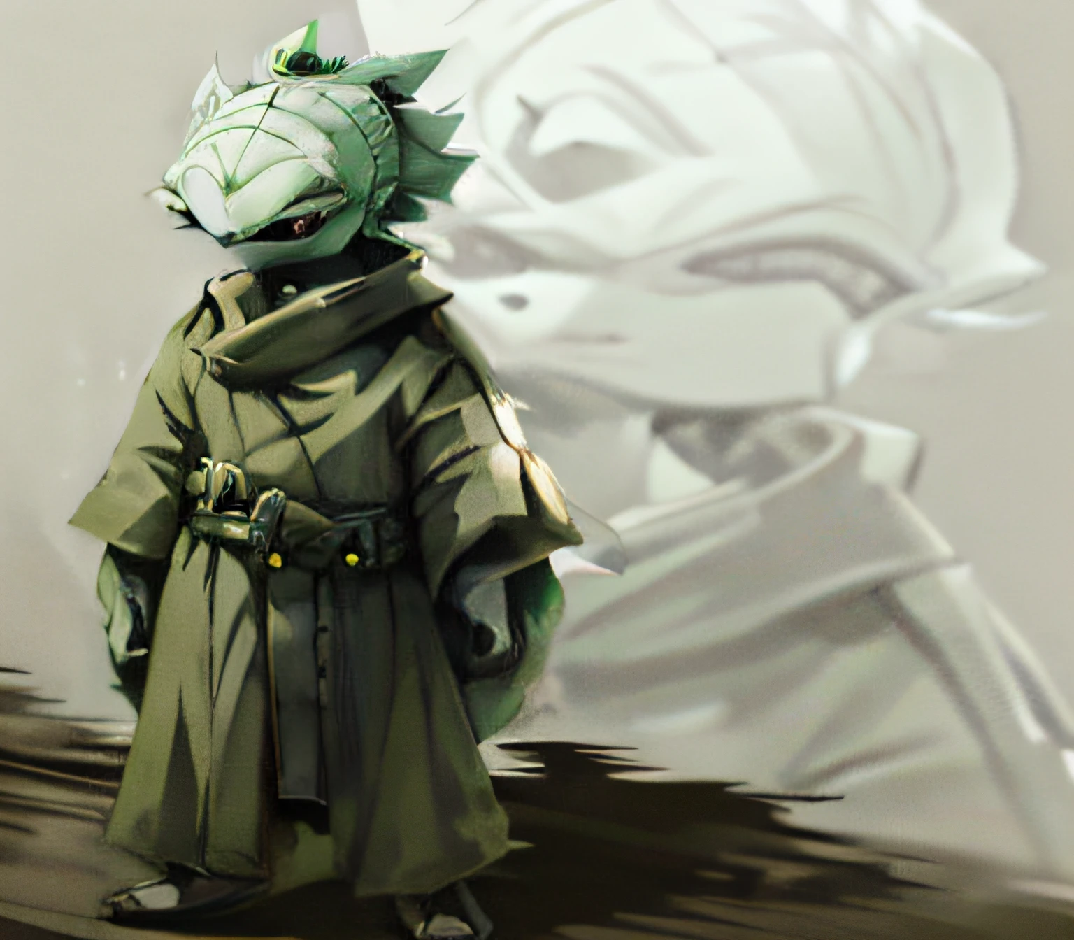 a close up of a cartoon character dressed in a robe, as an anthropomorphic turtle, anthropomorphic turtle humanoid, toad samurai, inspired by Shūbun Tenshō, an anthropomorphic turtle, anthropomorphic turtle hero, anthropomorphic turtle, inspired by Kanō Hōgai, ozabu