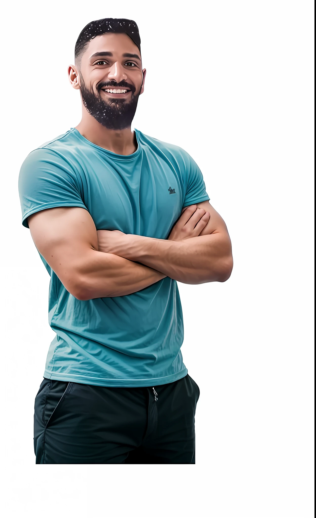Homem hiperrealista lua natura, homem 30 anos, malhado