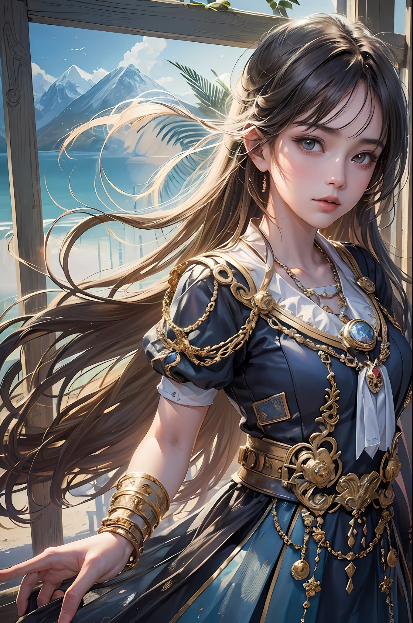 In the art of image generation, we aim to craft a narrative that transcends the ordinary. The protagonist of this narrative is a Japanese high school girl of incomparable beauty, standing front and center in a landscape that echoes the fantastical realms of Final Fantasy.
She stands boldly, her gaze meeting ours, embodying a blend of youthful innocence and a burgeoning sense of adventure. Her traditional school uniform is a striking juxtaposition against the surreal backdrop, grounding the scene in a familiar reality amidst the fantastical.
The backdrop is a spectacle of nature's grandeur, with majestic mountains, verdant forests, and sparkling bodies of water under the soft hues of a twilight sky. The colors are rich and the details are painstakingly rendered, from the delicate textures of the foliage to the gentle undulations of the water. The image quality is impeccable, offering a clarity and depth that invites the viewer into the scene.
The girl's portrayal is both realistic and enchanting. Her hair, tousled by a soft breeze, frames her expressive face. Her eyes, wide with awe and wonder, reflect the magic of the world around her. The image is so vivid, so engaging, that it feels as if you could reach out and touch the scene, join her in this extraordinary journey.
This is not merely an image; it's a visual narrative. It's a testament to the power of image generation, where reality and fantasy intertwine, and where a Japanese high school girl can be the heroine of a world reminiscent of Final Fantasy.