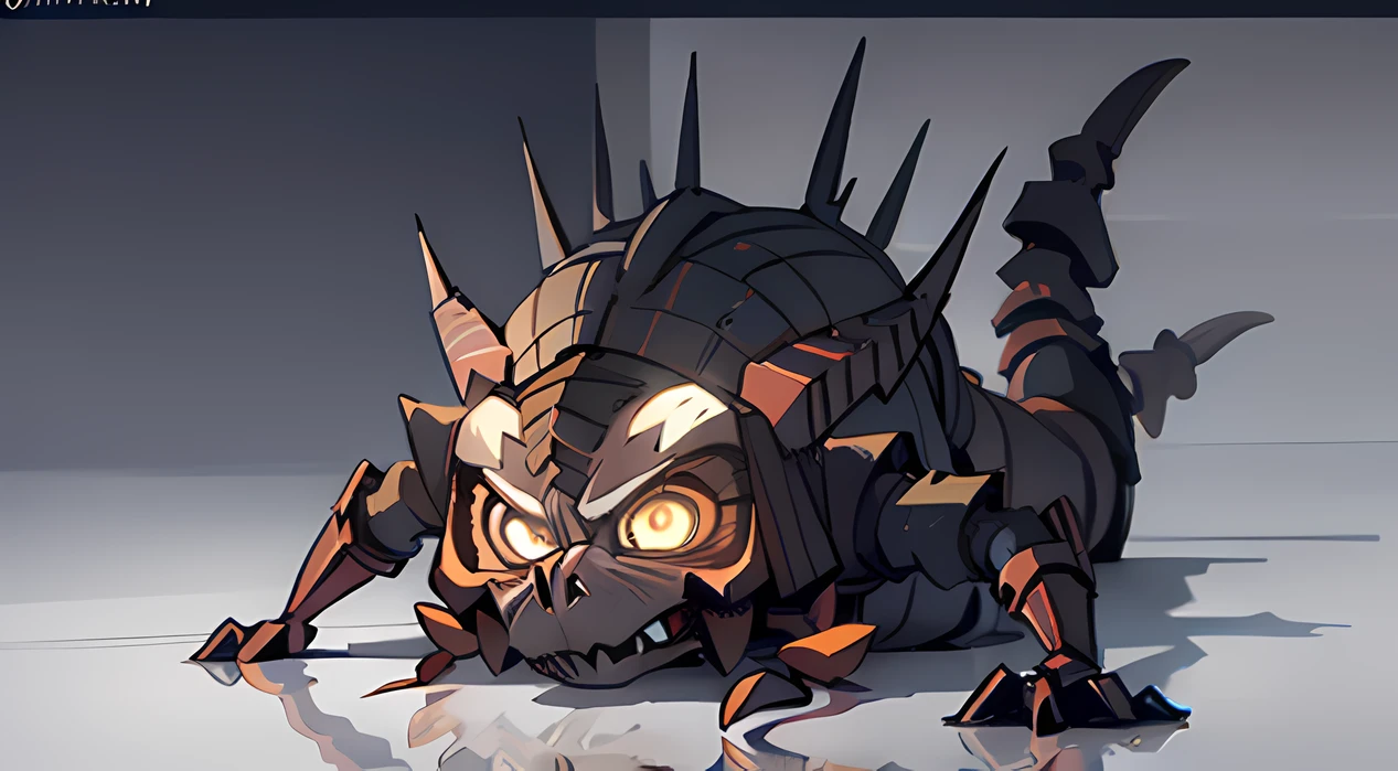 SCP-1104 Nose Crab, from SCP lore, a small crab species tentatively identified as a member of order Chelicerata, parasite of a human host skull, horryfing menace, fantasy art, trending on artstation, digital art, cgsociety, Art by Clive Barker