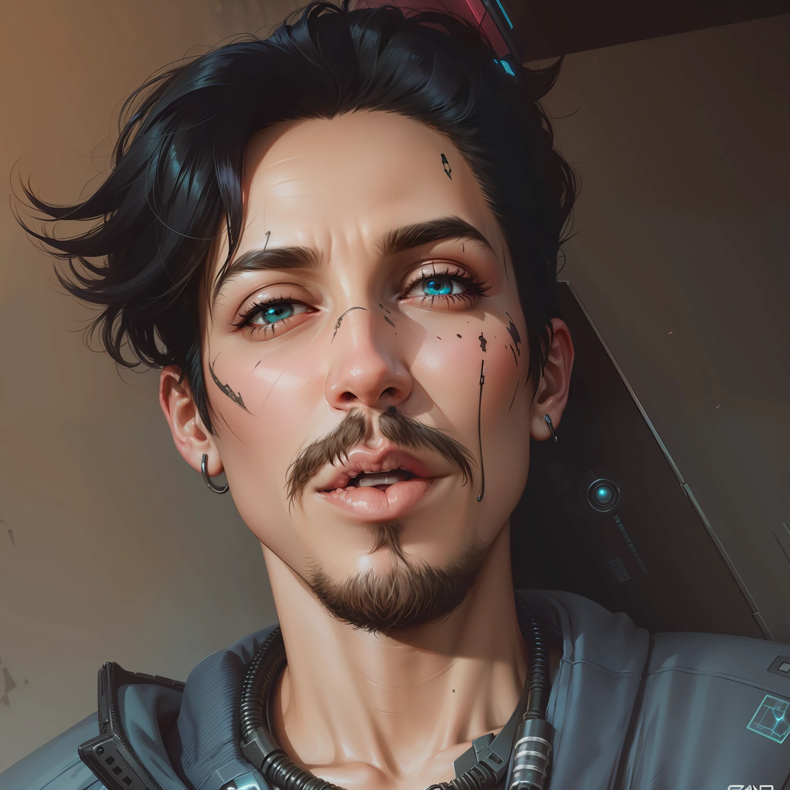 Cartoon, cyberpunk