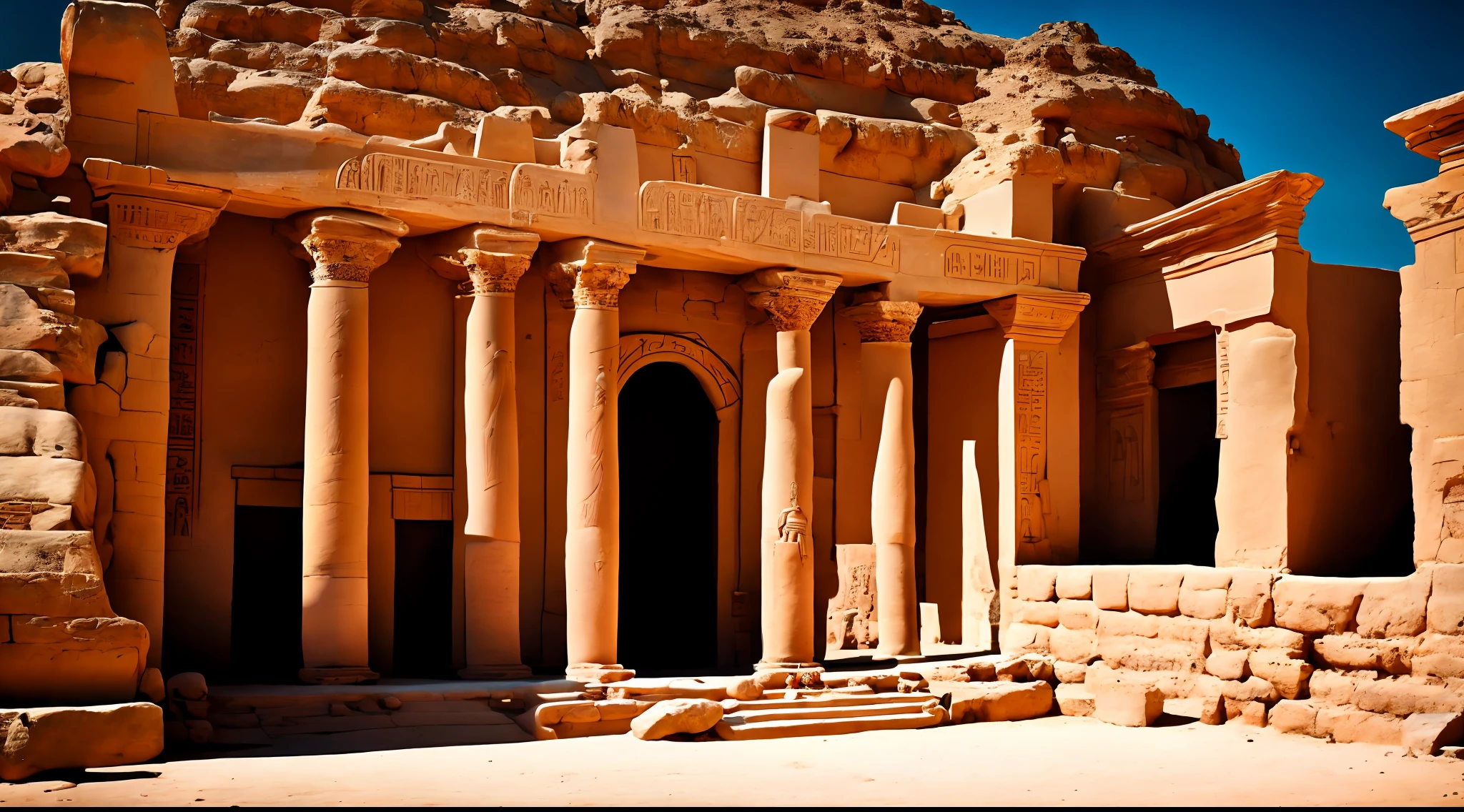 realistic and ancient image, jesusalem egyptian places and other places
what did jesus walk, Cinematic, Photoshoot, Shot on 25mm lens, Pro Photo RGB, soft lighting, volumetric, Lighting, chromatic aberration, Post-processing, Post-Production, Tone mapping, pose shot, photography, super detailed, Ambient --Q 4 --Air 4:5 --auto