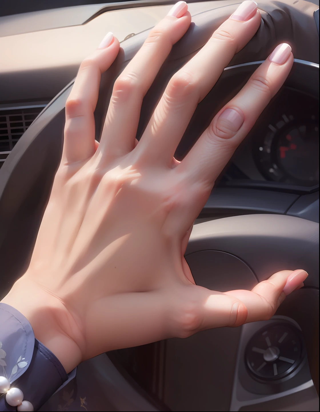 The hand, twilight
