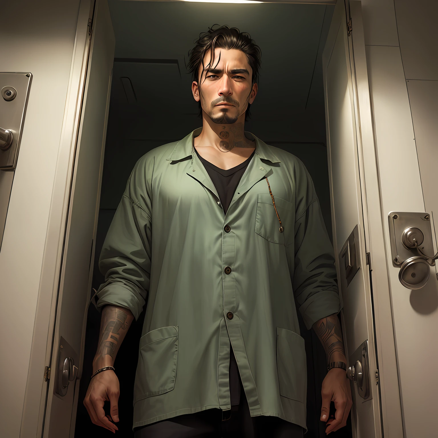 A man in prison