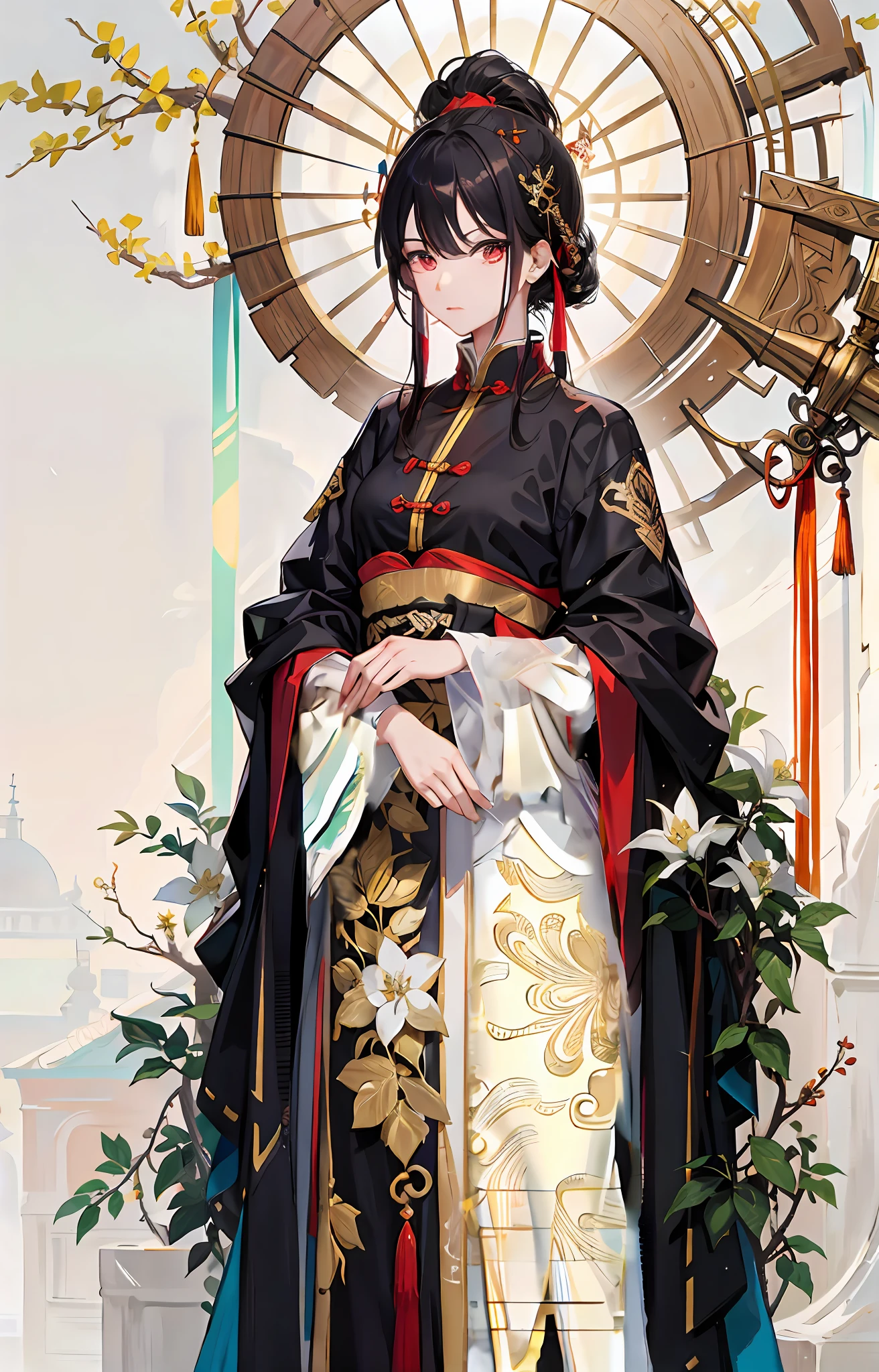 Gold pattern on clothes