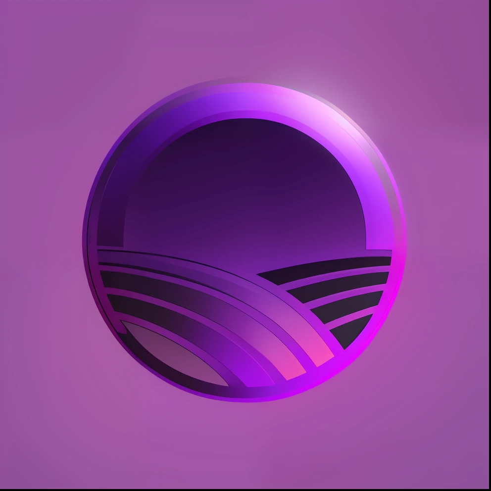 Generate this image with the same background color and the logo with gradient purple colors, 4K, ultra res
