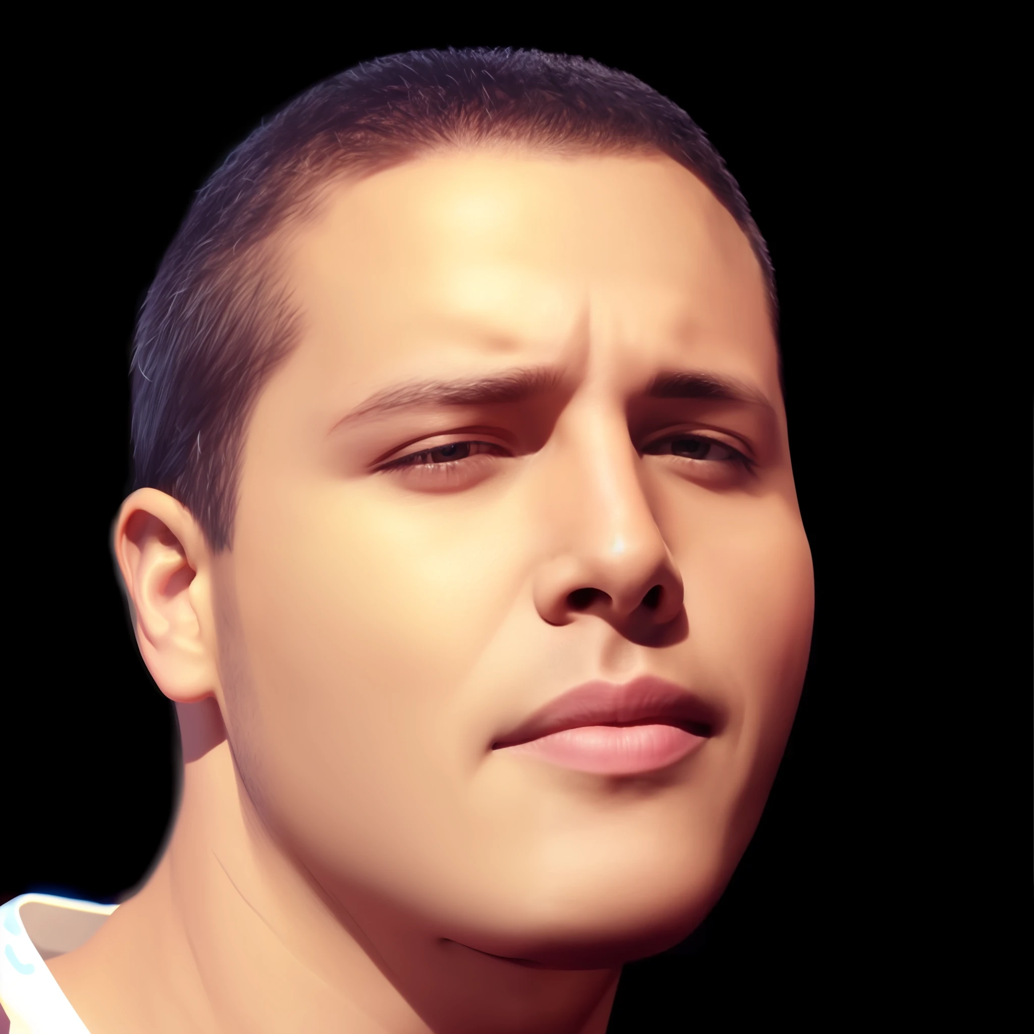Remake exactly this man, same fac, but in high definition, very realist