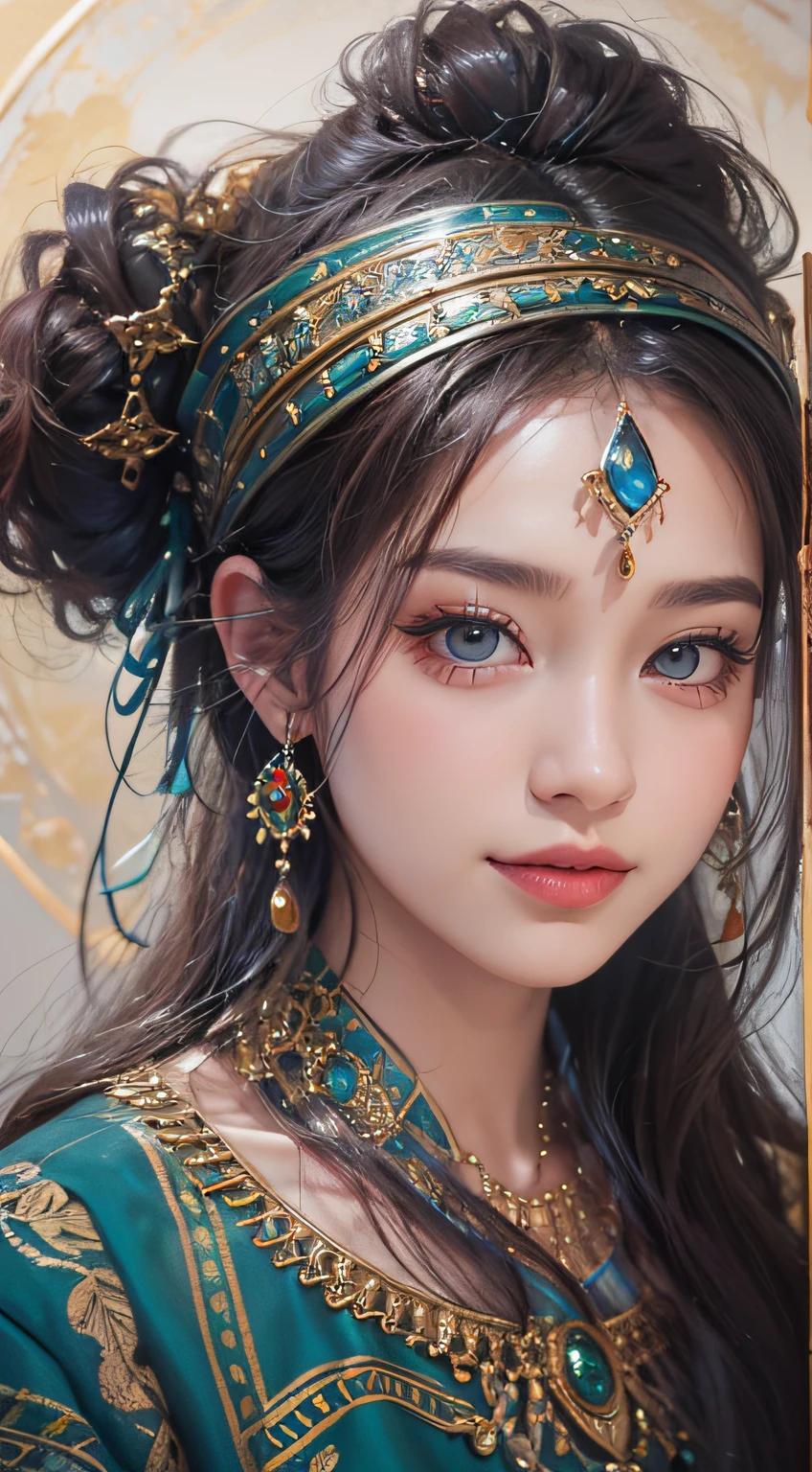 tmasterpiece,Best quality,Portrait of 1girl