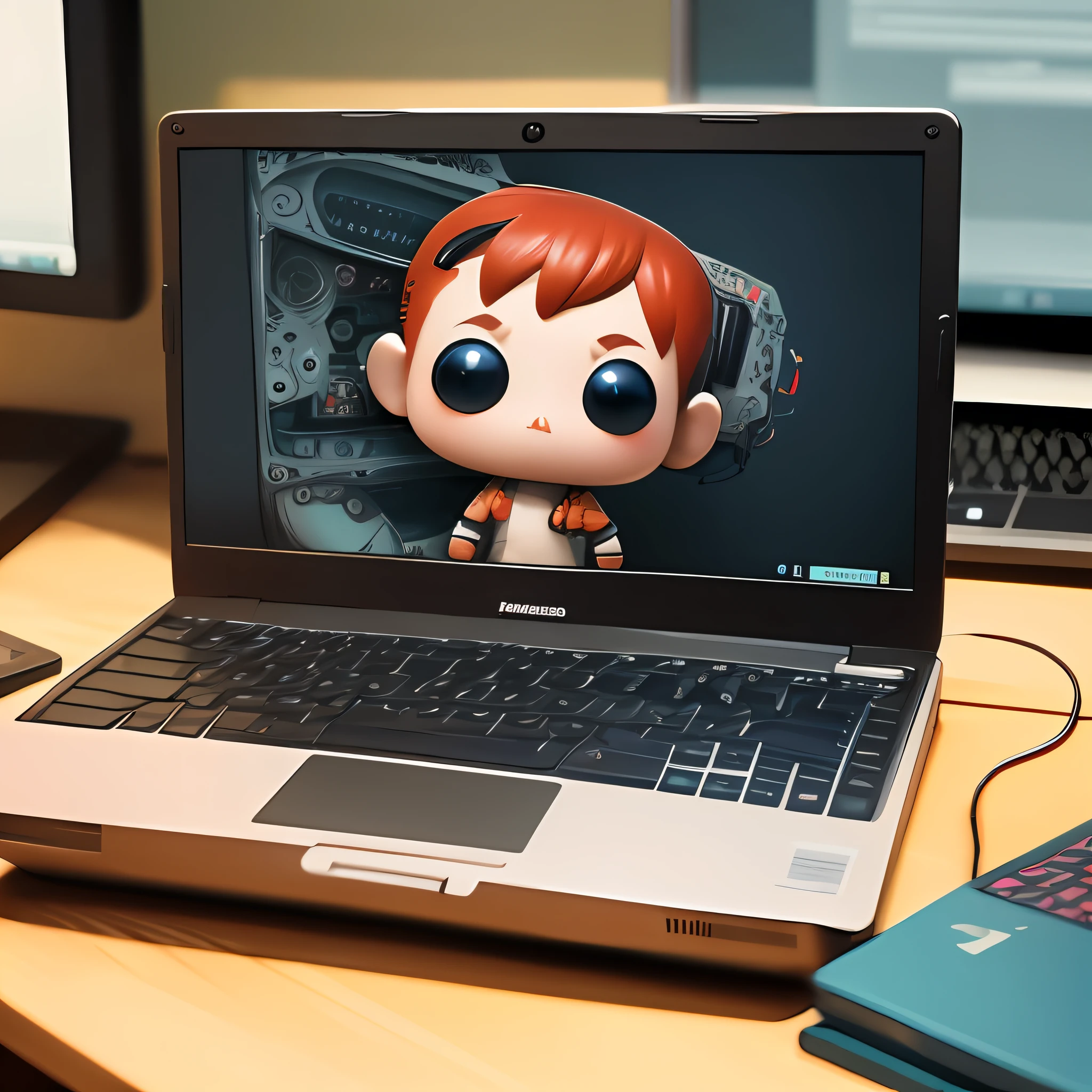 funko pop, technical , computador, laptop