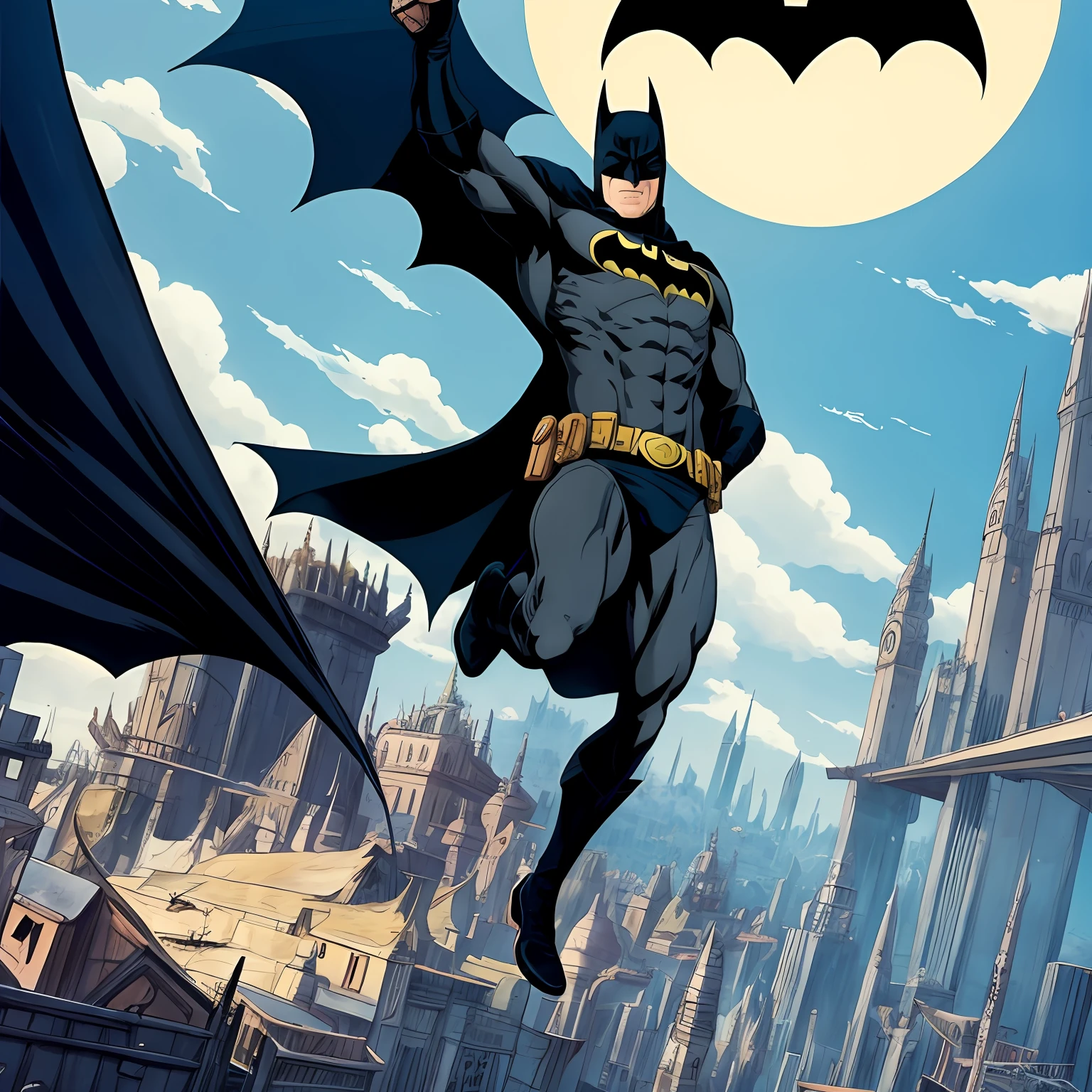 Batman feito por Hayao Miyazaki --auto
