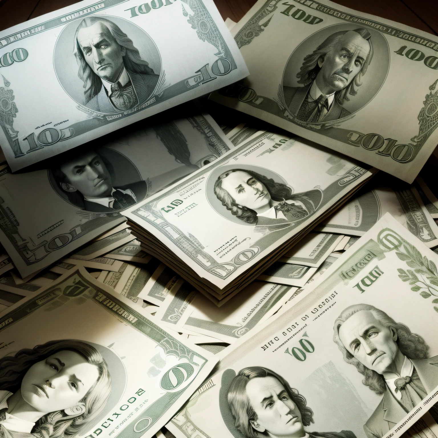 various U.S. dollar bills