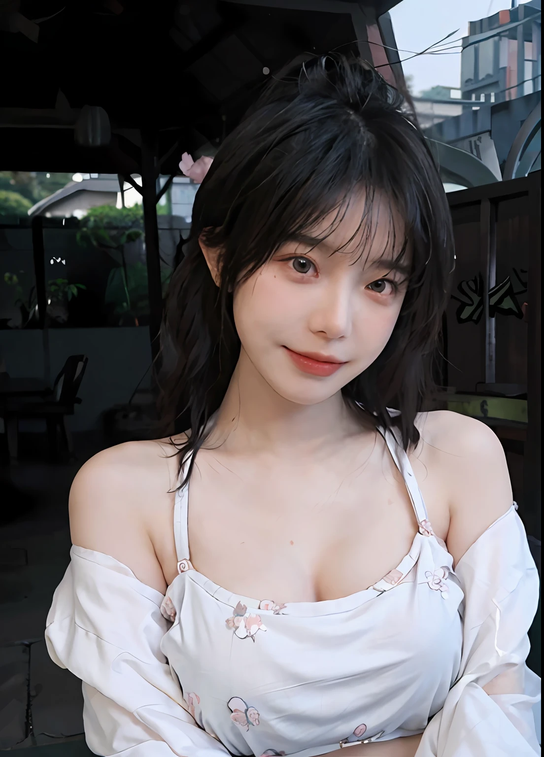 best qualtiy, 超高分辨率, (realisticlying:1.4), one-girl, A pair of clear and moving peach blossom eyes,Royal Sister,(full bodyesbian:1.2)a sense of atmosphere,a beauty girl, ssmile,sea beach,(full bodyesbian:1.2) looking at viewert, closeup cleavage ,(Photorealistic:1.4),1girll,Sexy,(Bikini:1.2),(Bra:1.2),(Large of breast:1.3),(Upper body:1.4),(Wet body),(:1.2)