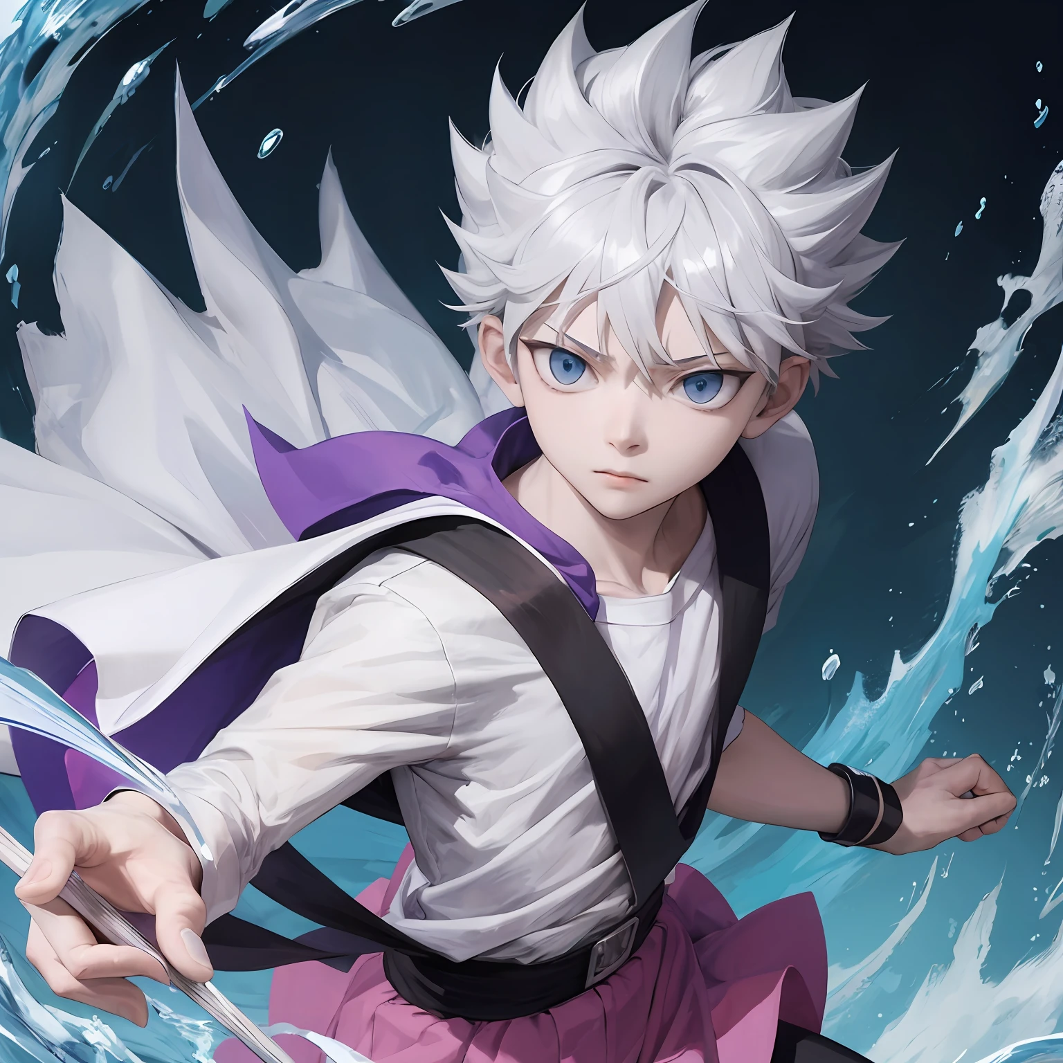 "killua, made by the animation of Demon Slayer" --auto