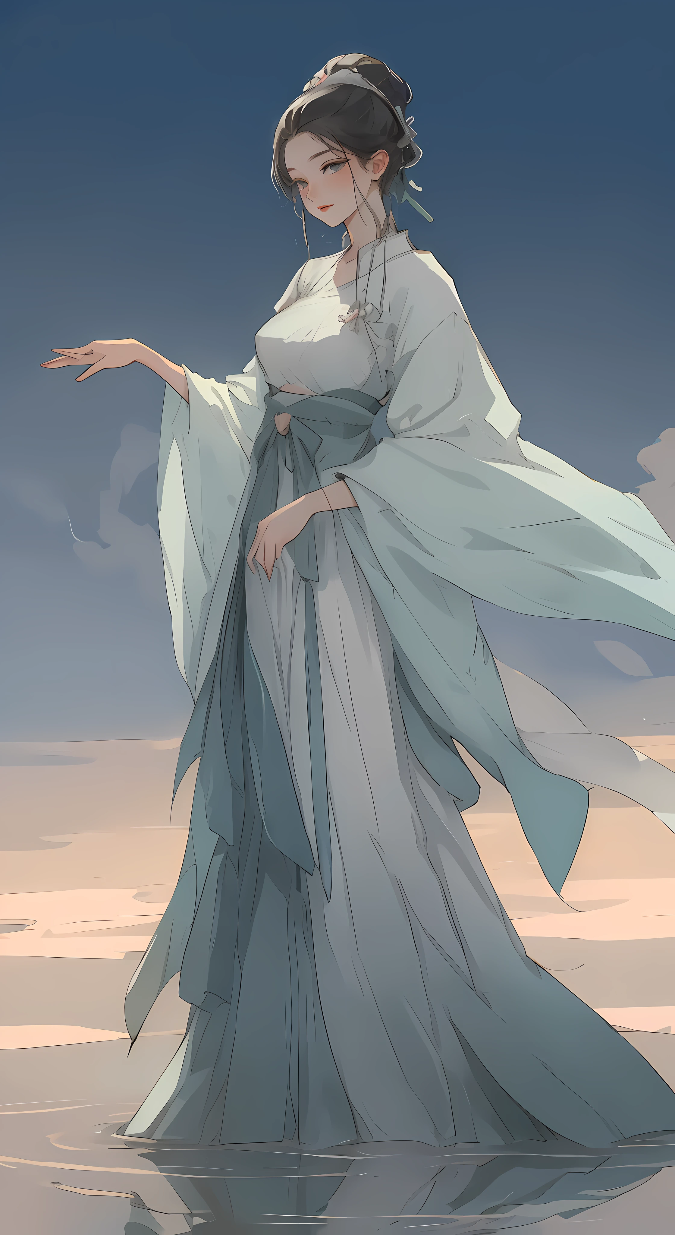 Exquisite costumed women