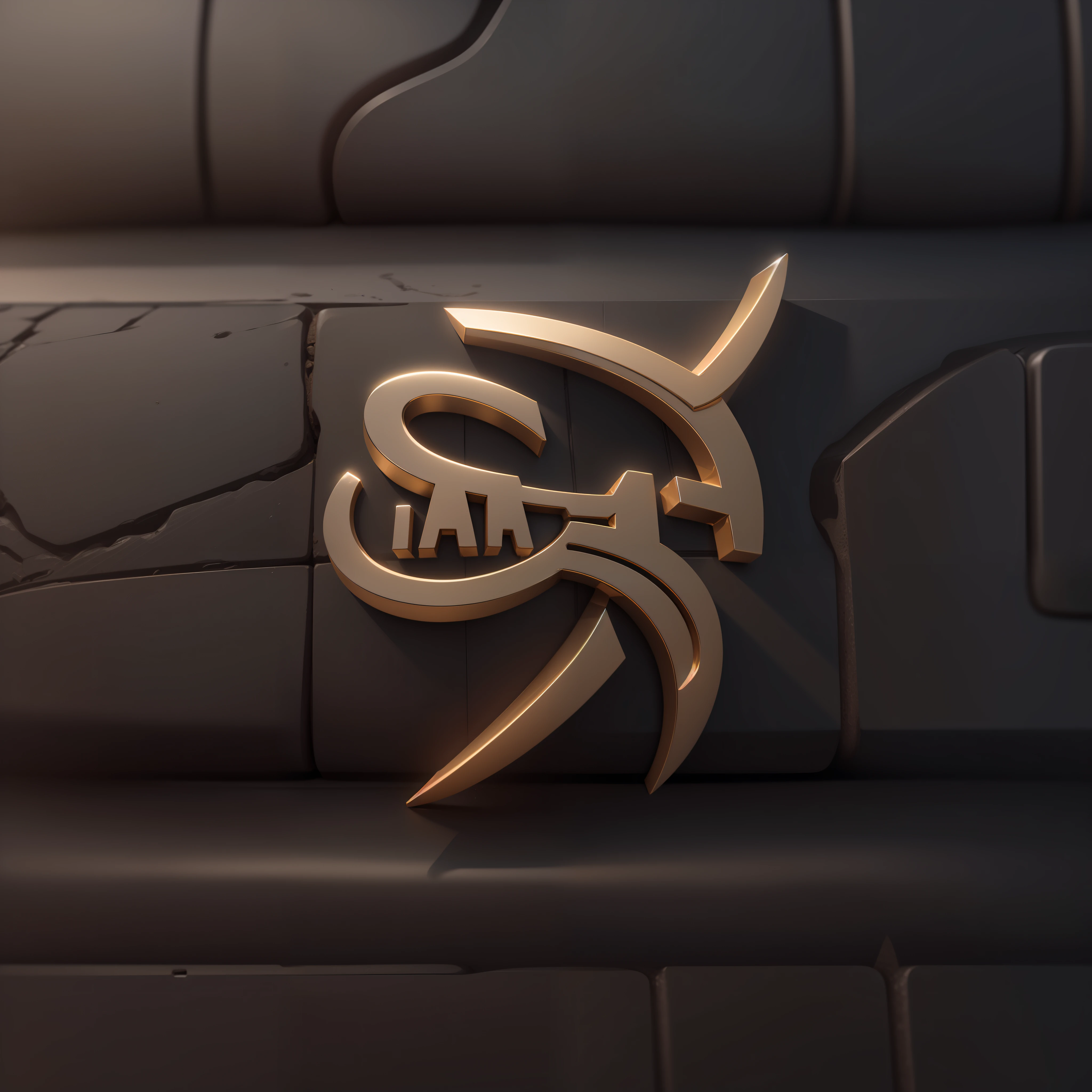 Criar um logo com o nome (eleandro AI) 3d, 4k , ultra realista,colocar o nome embaixo, eleandro ai
