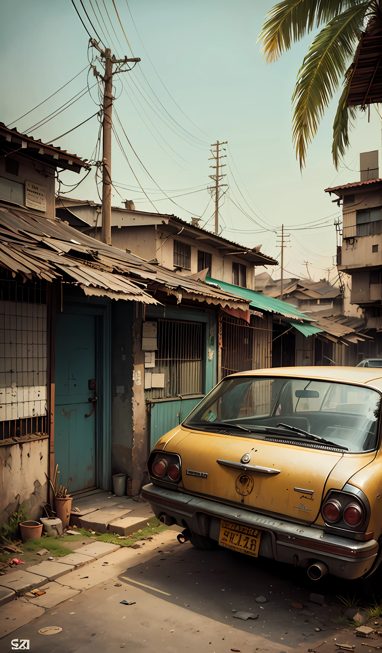 realistic art , streets , slums , hip hop , culture , Brasil --auto --s2