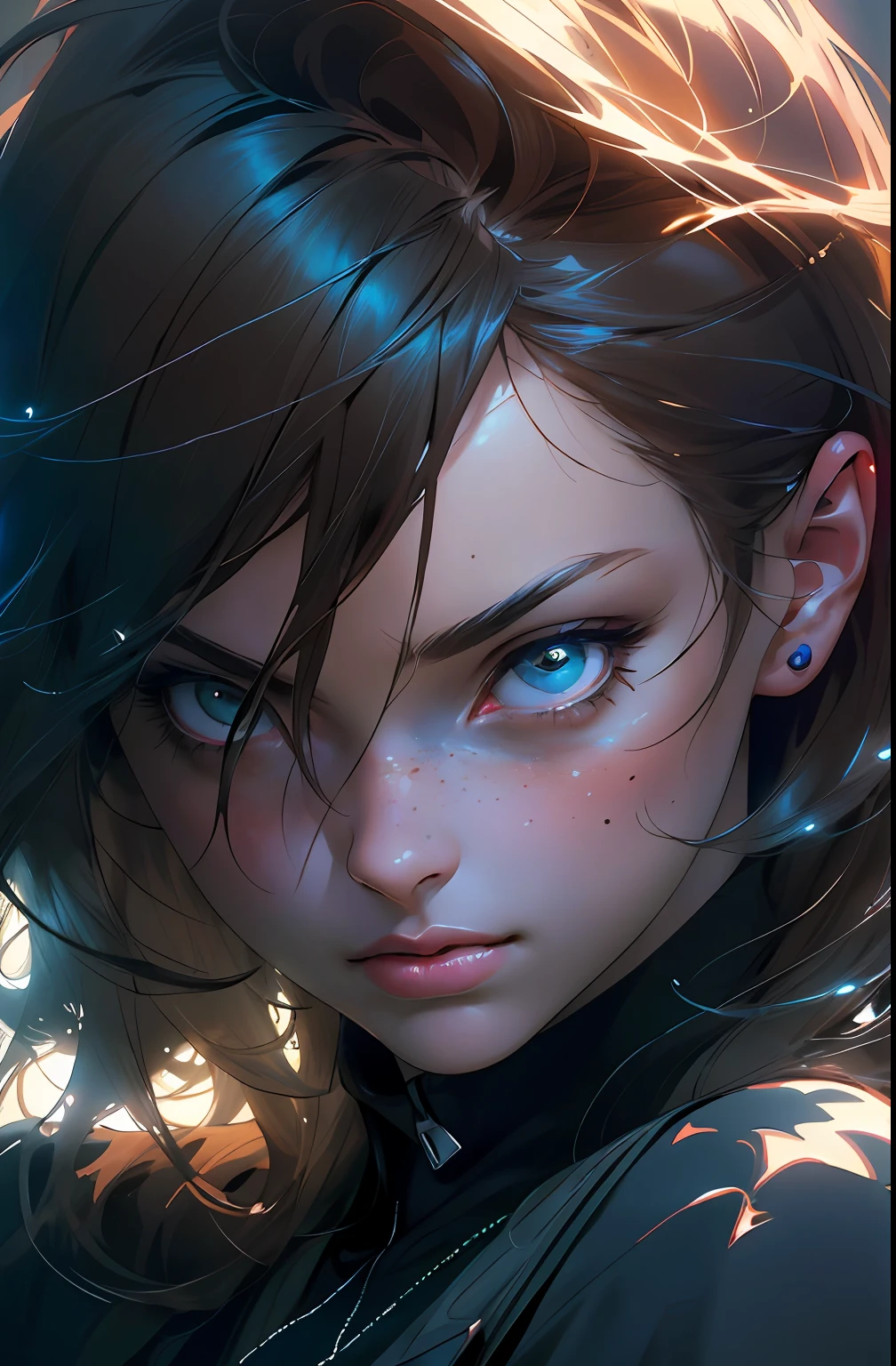 melancholy lighting, quiet, calm, brightness, masterpiece, best quality, 1girl, (JinxLol:1.2), (ultra photorealistic:1.3), (masterpiece:1.4), best quality, ((realistic)), high quality, ultra detailed, ((real image)), ((realistic skin)), ((realistic face)),(illustration:1.05), (beautiful:1.05), (beautiful detailed eyes:1.05), (cinematic light:1.1), red torino deataques, full body