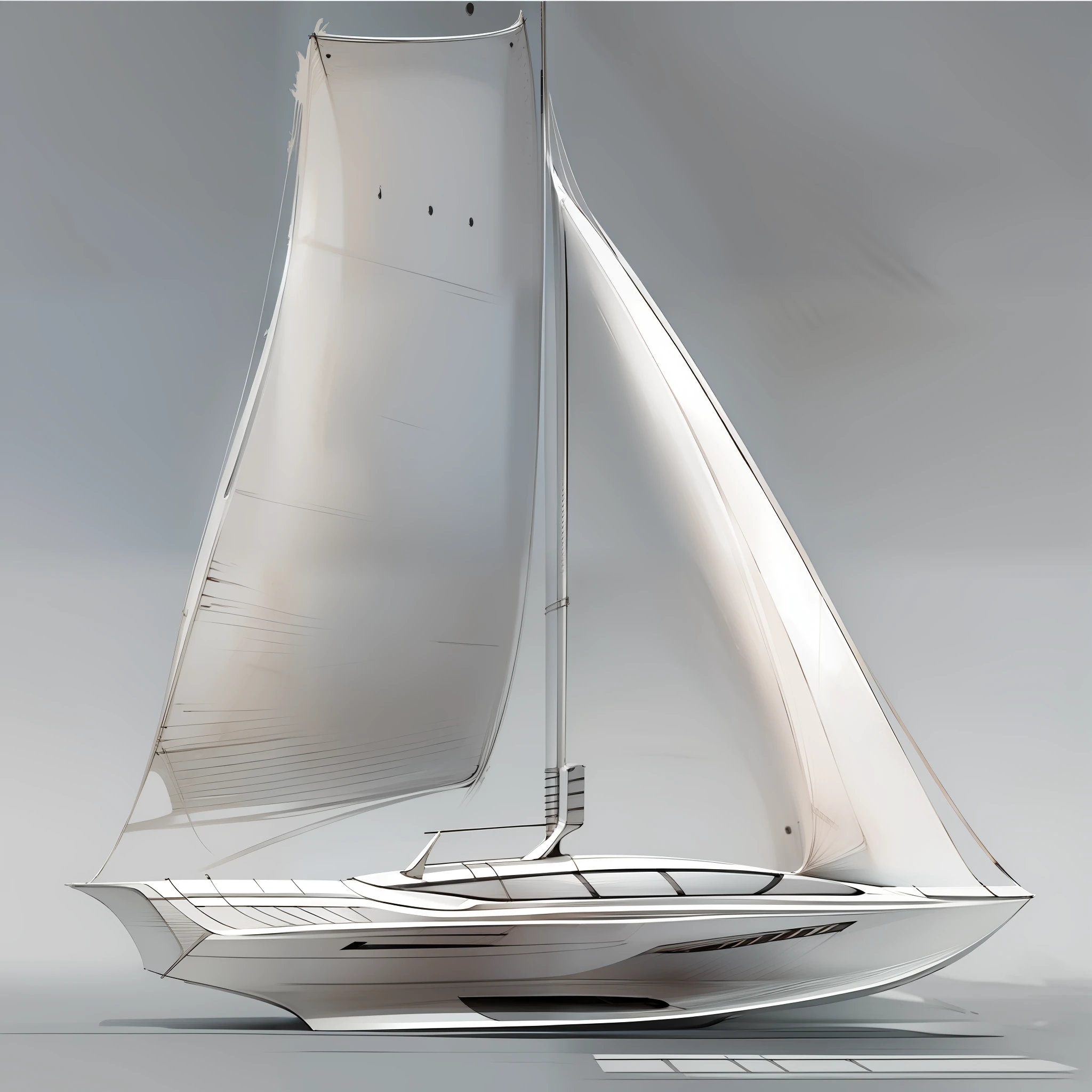 ((Obra-prima)),(((melhor qualidade)),(folha de design de PROJETADO DE UM SAIL CATAMARAM FUTURISTICO SPORT, WITH HANDLE FOR HYDRODYNAMICS , mesmo BARCO, frente, lado, costas), illustration, ARTE CONCEITUAL 1 BARCO, SKETCH, Drawn in pencil, DESIGN OF PROTOTYPE OF A SAIL ( fundo branco: 1.3)