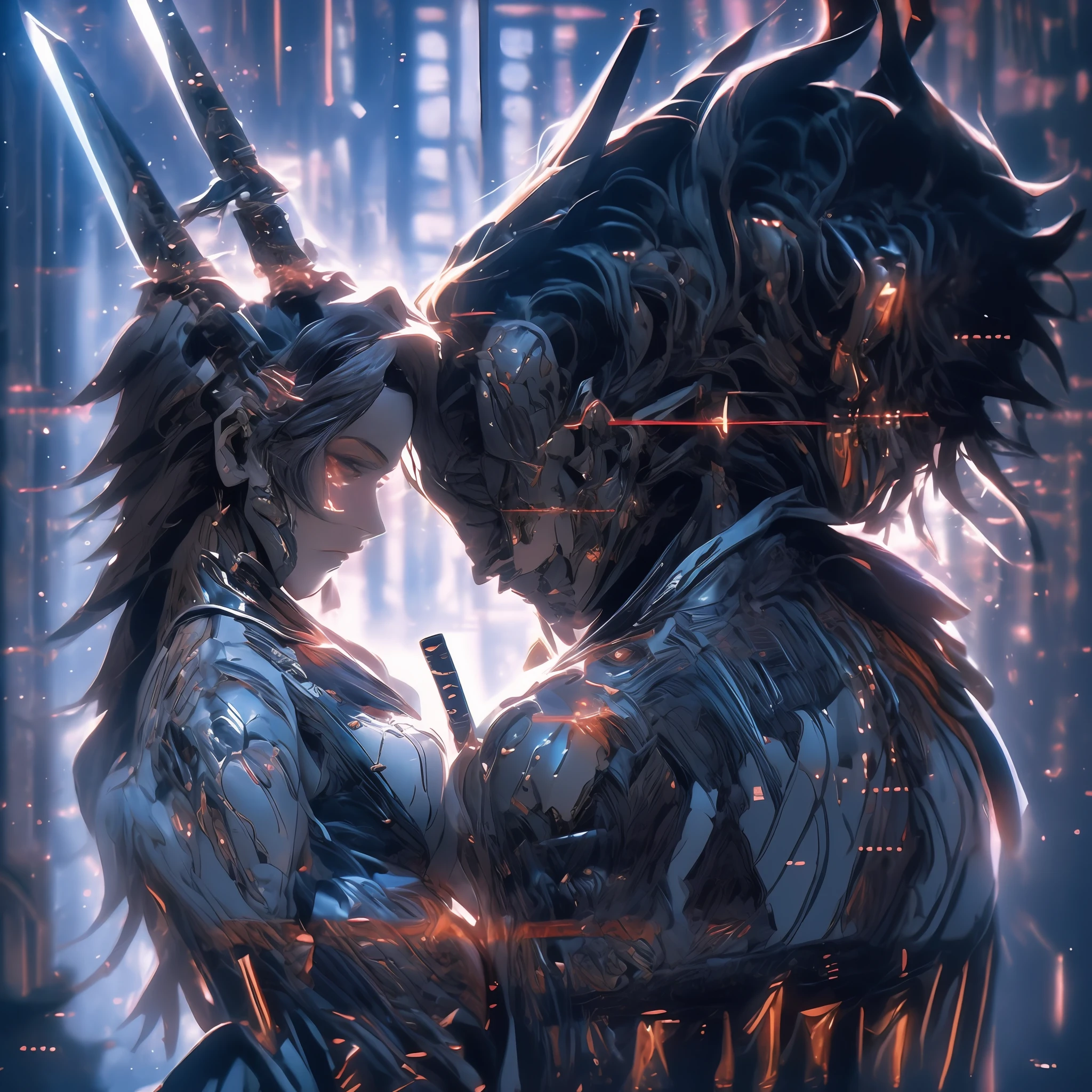 The girl and the warrior