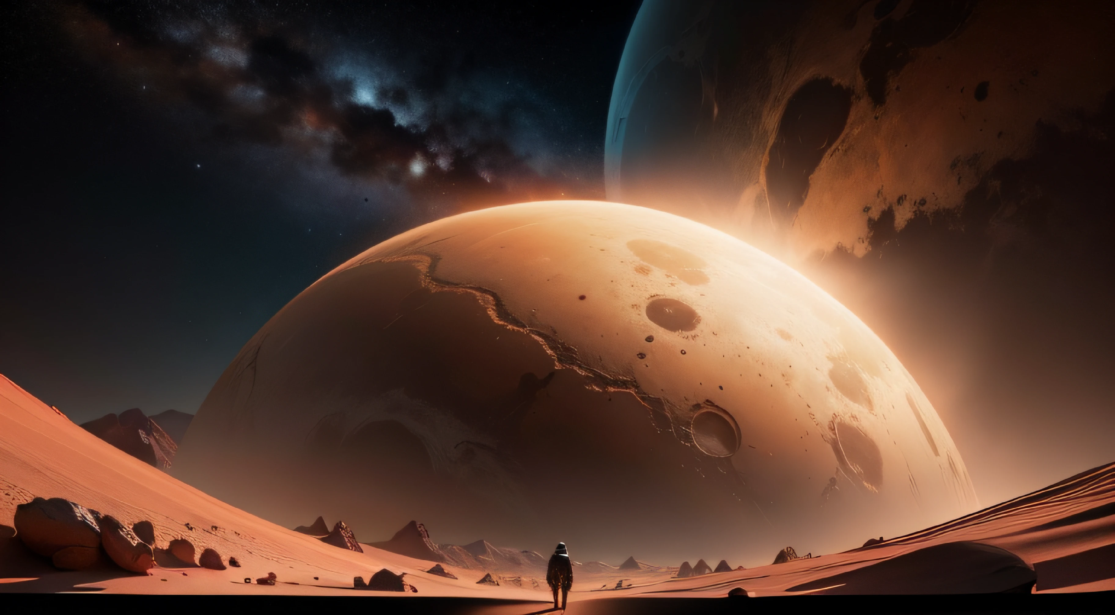 imagem do planeta marte formato 16:9 alta resolution for thumbmail