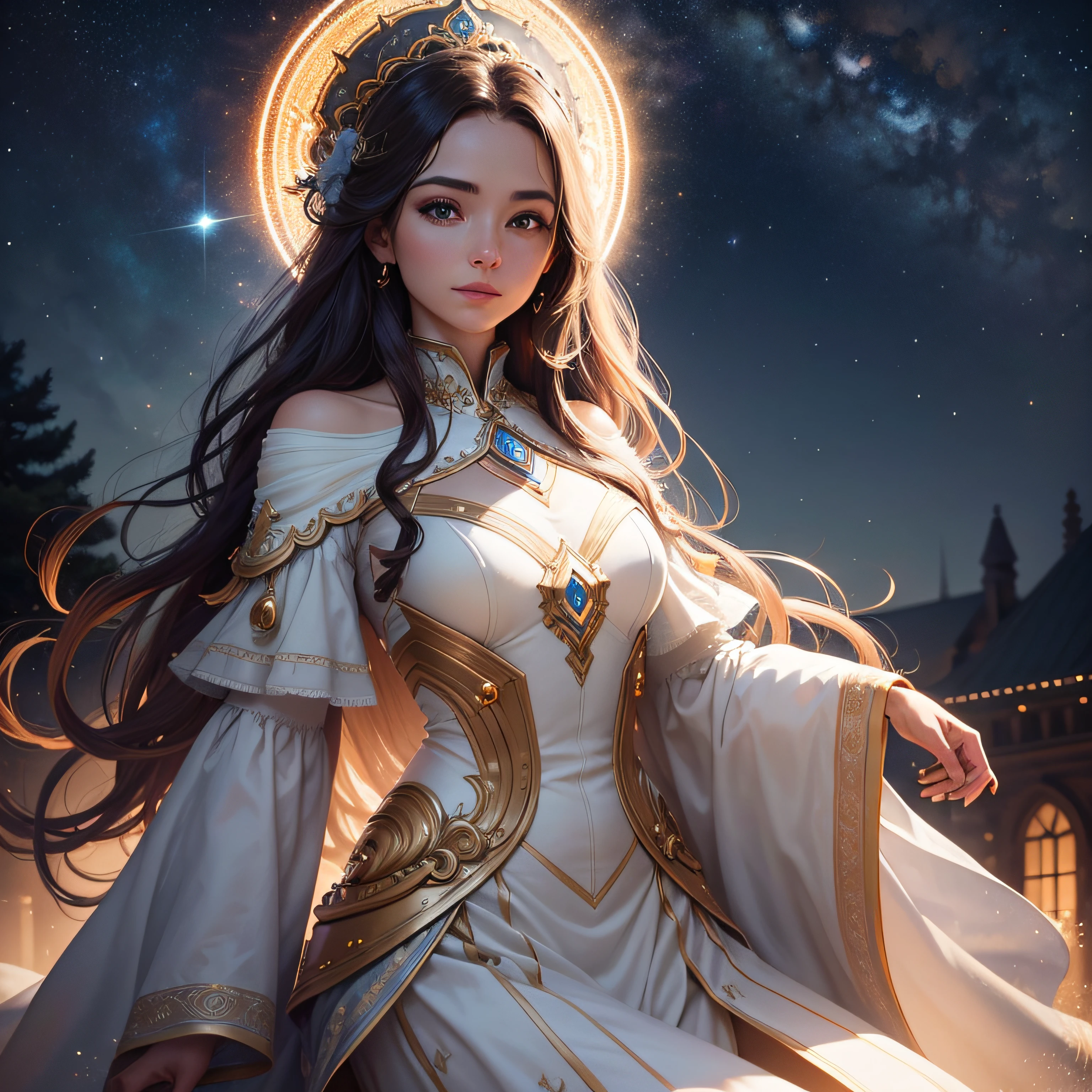 'celestial lights:1.5', 'awe-inspiring beauty:1.2', 'eternal cycle:1.3', 'impeccable details', 'masterful craftsmanship') --auto