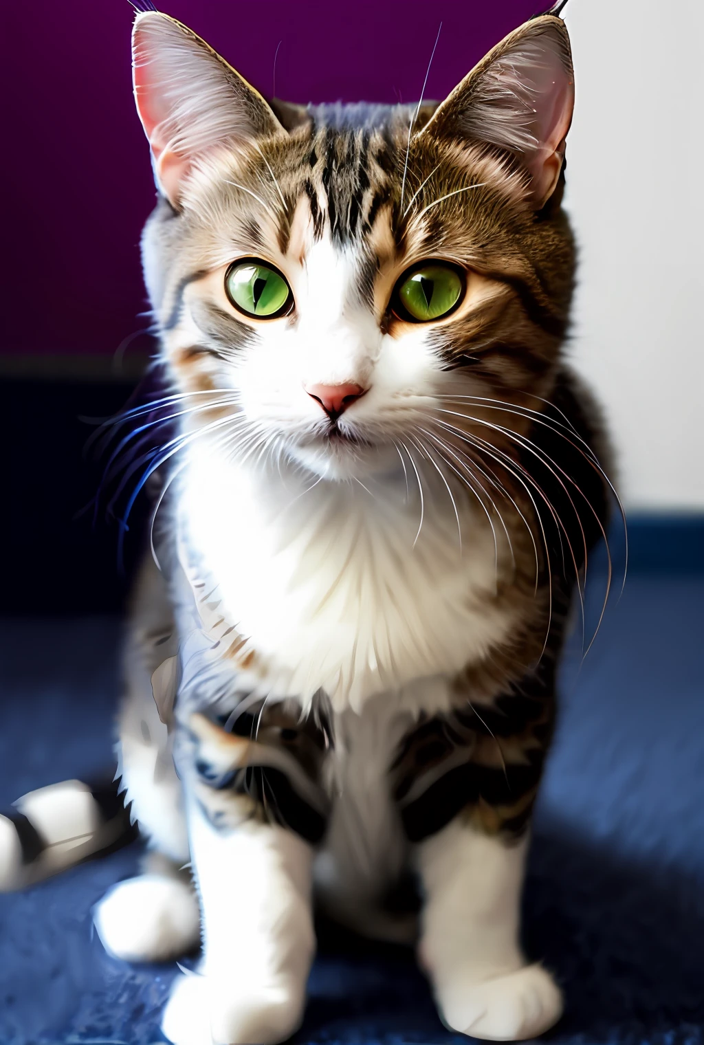 Um chorrinho com um gato