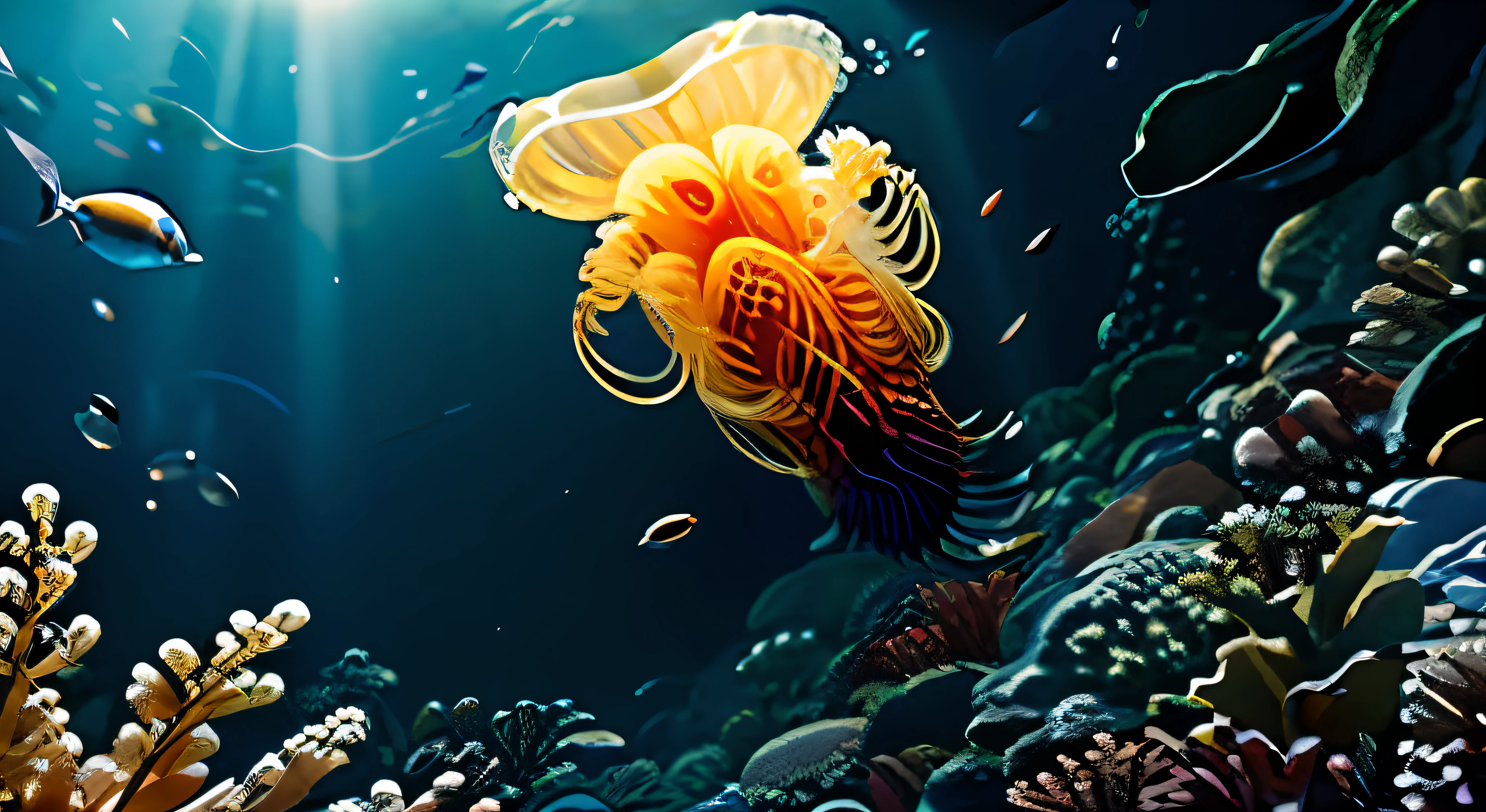 gold,Clownfish,Machinary,bucktooth