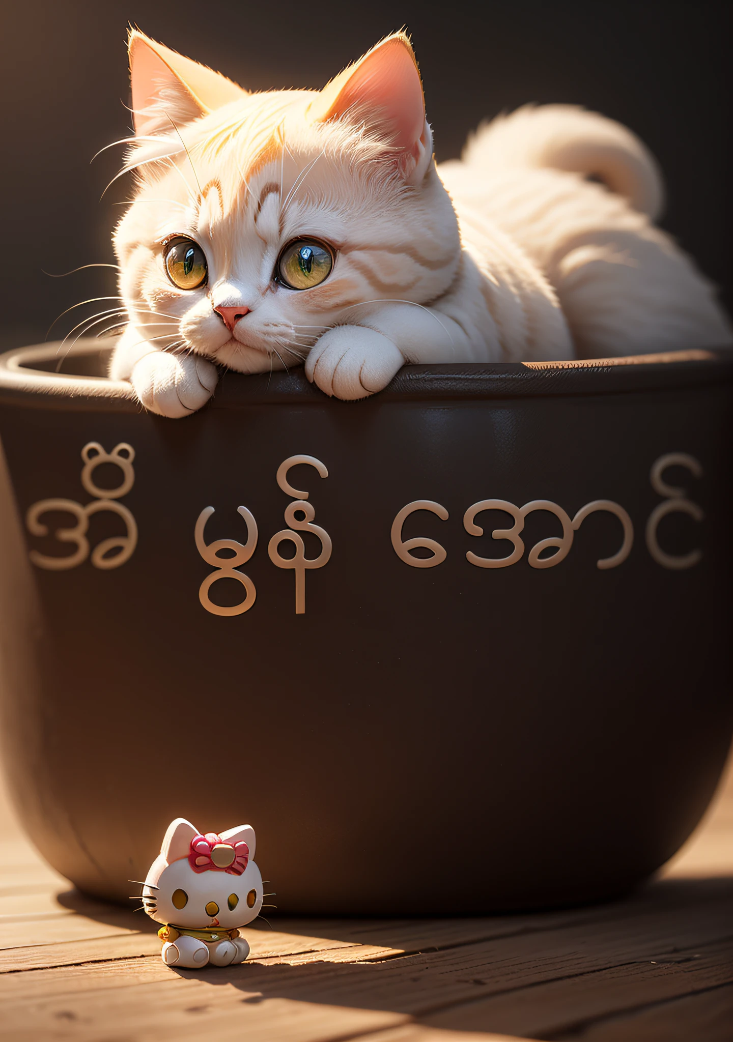 Cute Hello kitty, HD, Chrome, detailed for each object