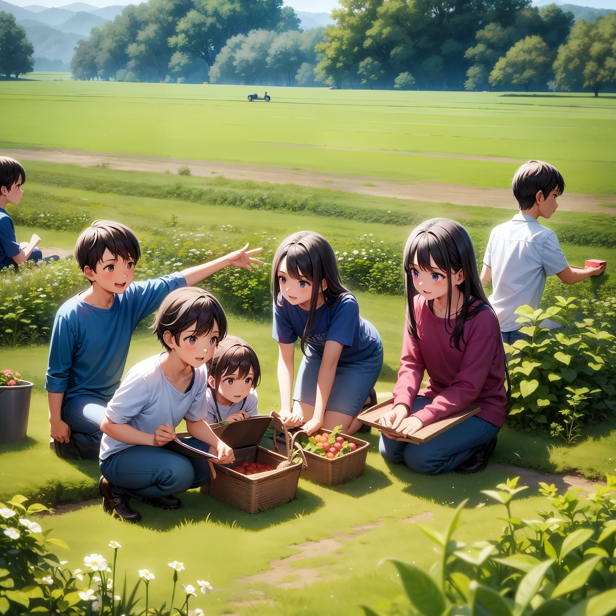 vale,crops,crops,A group of children farming a field,13 year old