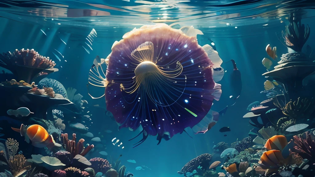 gold,jelly fish,diffused,immensity,streamer,palp,Drift away,bblurry,dazzling,Showy,Shake your eyes