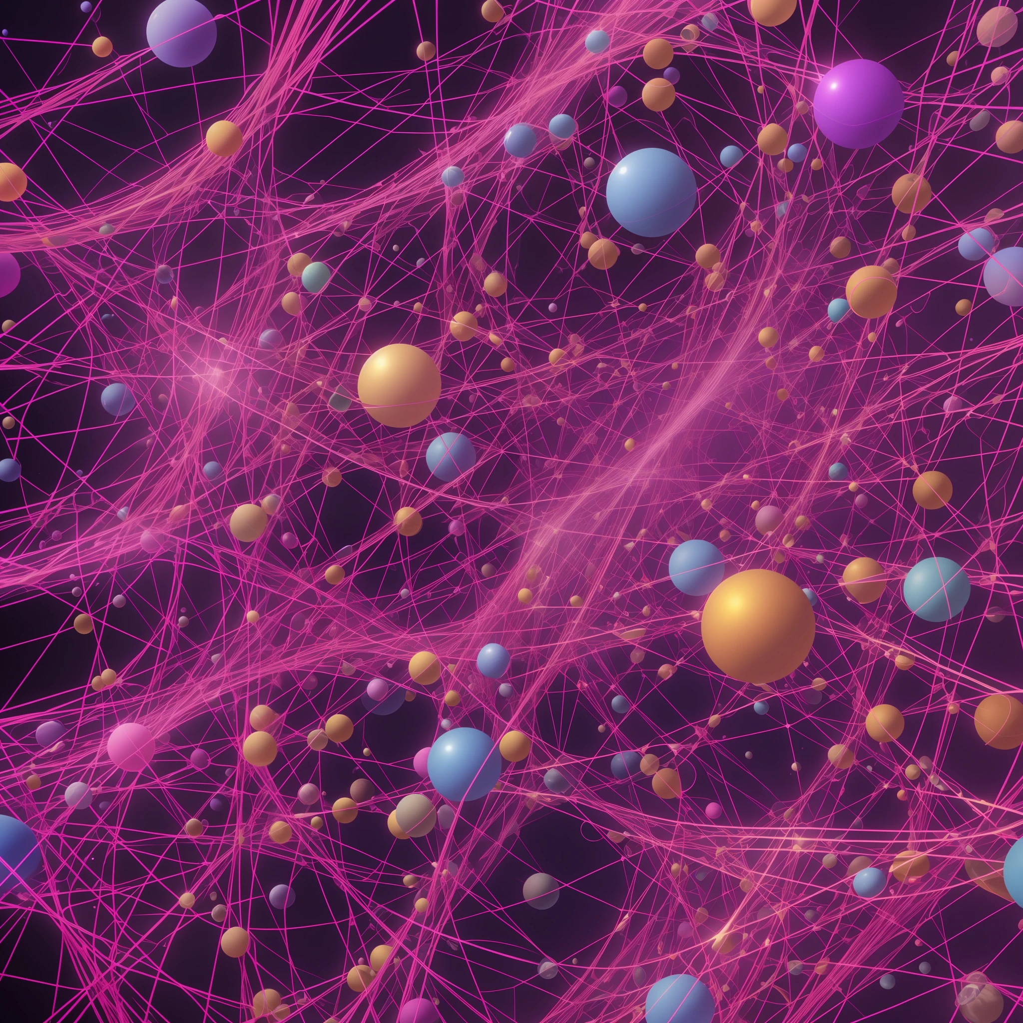 As we traverse down to the smallest scales allowed by physics, the first thing we notice is a crackling quantum foam - probabilistic bursts of virtual particles popping up and disappearing in a frenzy. This fuzzy, frothing activity creates a constant background churn throughout the quark's interior spacetime.
Delving deeper, the frantic foam parts to reveal elegant hyperdimensional shapes - curled up extra dimensions allowed in string theory. These geometric forms coil and twist in symmetrical patterns, pulsating with resonant notes from vibrating strings.
At the core, we find an entangled tapestry of shimmering qubits woven together in a strange quantum information lattice. This encodes the quark's intrinsic properties like spin, charge, and color in a way that transcends physical attributes.
Gliding through the qubit lattice, we see pointers and nodes that reveal the discretized, graph-like structure of spacetime itself. Space and time yield to a crystalline network of quantum events connecting the fabric of reality.
As we approach the most impossibly small distances, the spacetime lattice gives way to reveal other exotic features. Dark fluids seep through hidden dimensions, and unknown particles flit around with curious new forces.