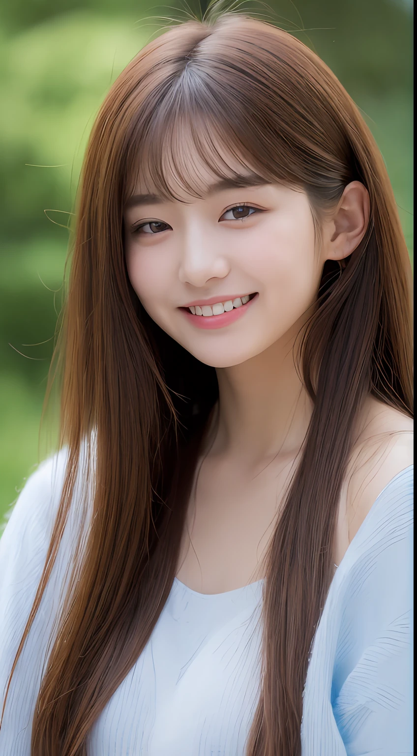 ((top-quality、8K、​masterpiece:1.3))、Beautiful 20 year old girl with perfect body shape、K-pop Idol Face、Slim Abs Beauty:1.3、(Hairstyles Brown Hair Shortcuts、Colossal tits)、doress:1.1、Super fine face、Delicat eyes、二重まぶた、A smile with shame、Duan、Raw photo