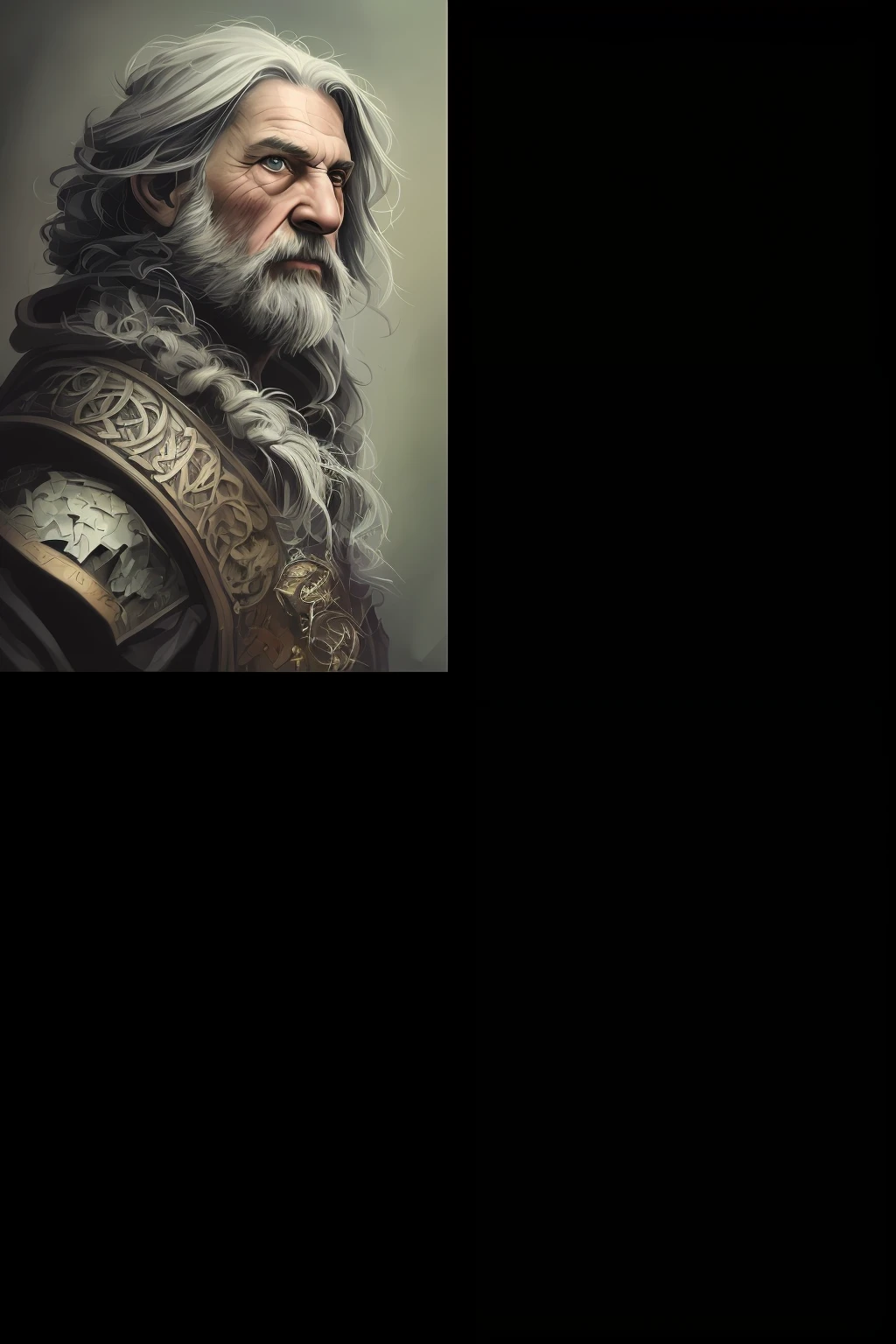 Homem Careca, barbudo estilo viking 30 anos, bravo